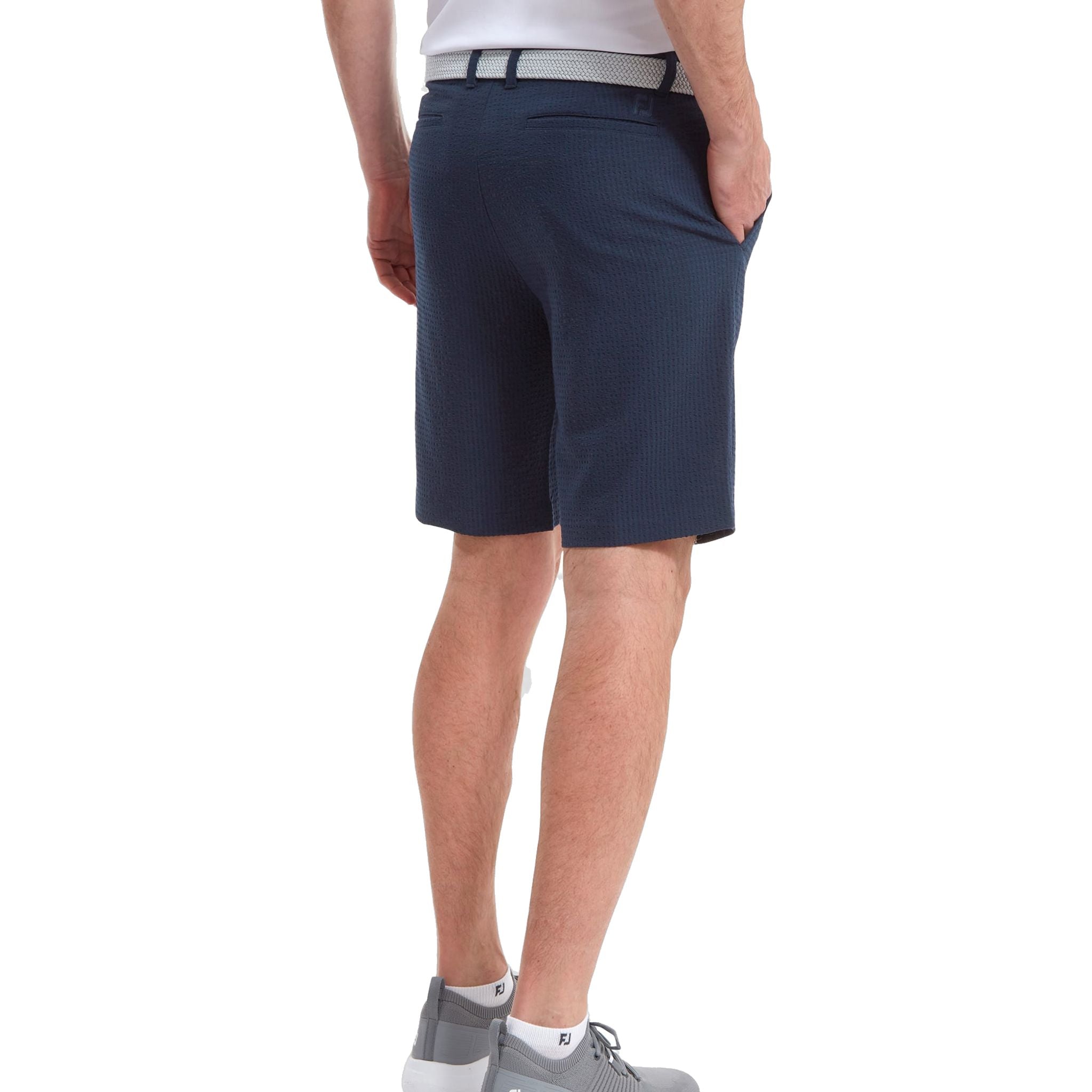 Footjoy M Performance Seersucker Shorts Navy Herren