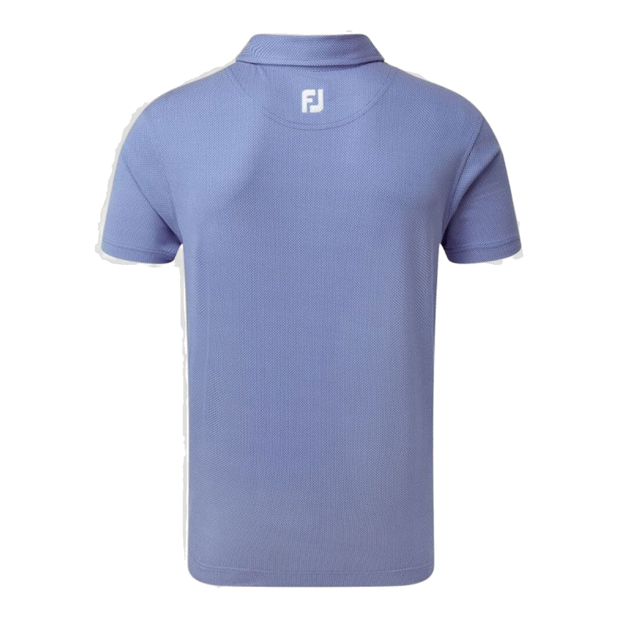 Footjoy M Four Dot Jaquard SS Polo Royal/White Herren