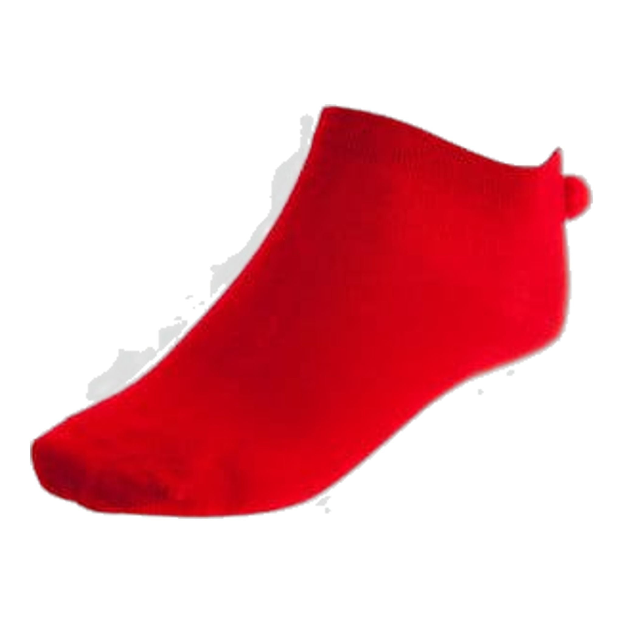 Agentur Erwin Reithmeier W Socken Rot mit Bommel 39-42 Damen