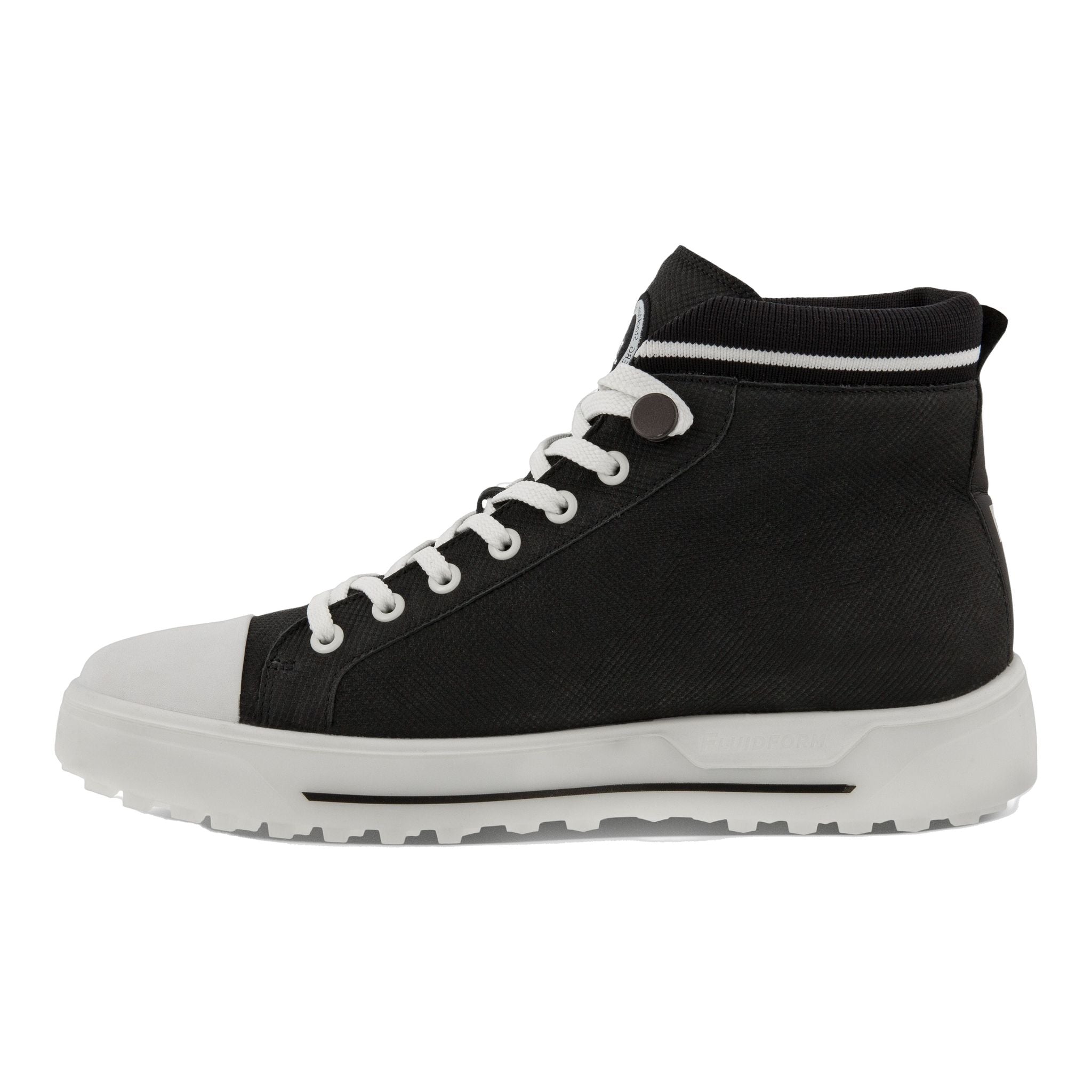 Ecco W Golf Tray "JL" Black/White Limited Damen