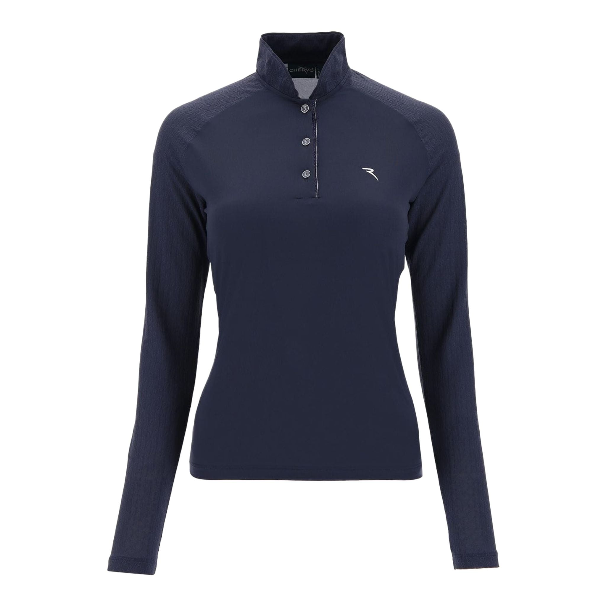 Chervo W Ambolo LS Polo Navy Damen
