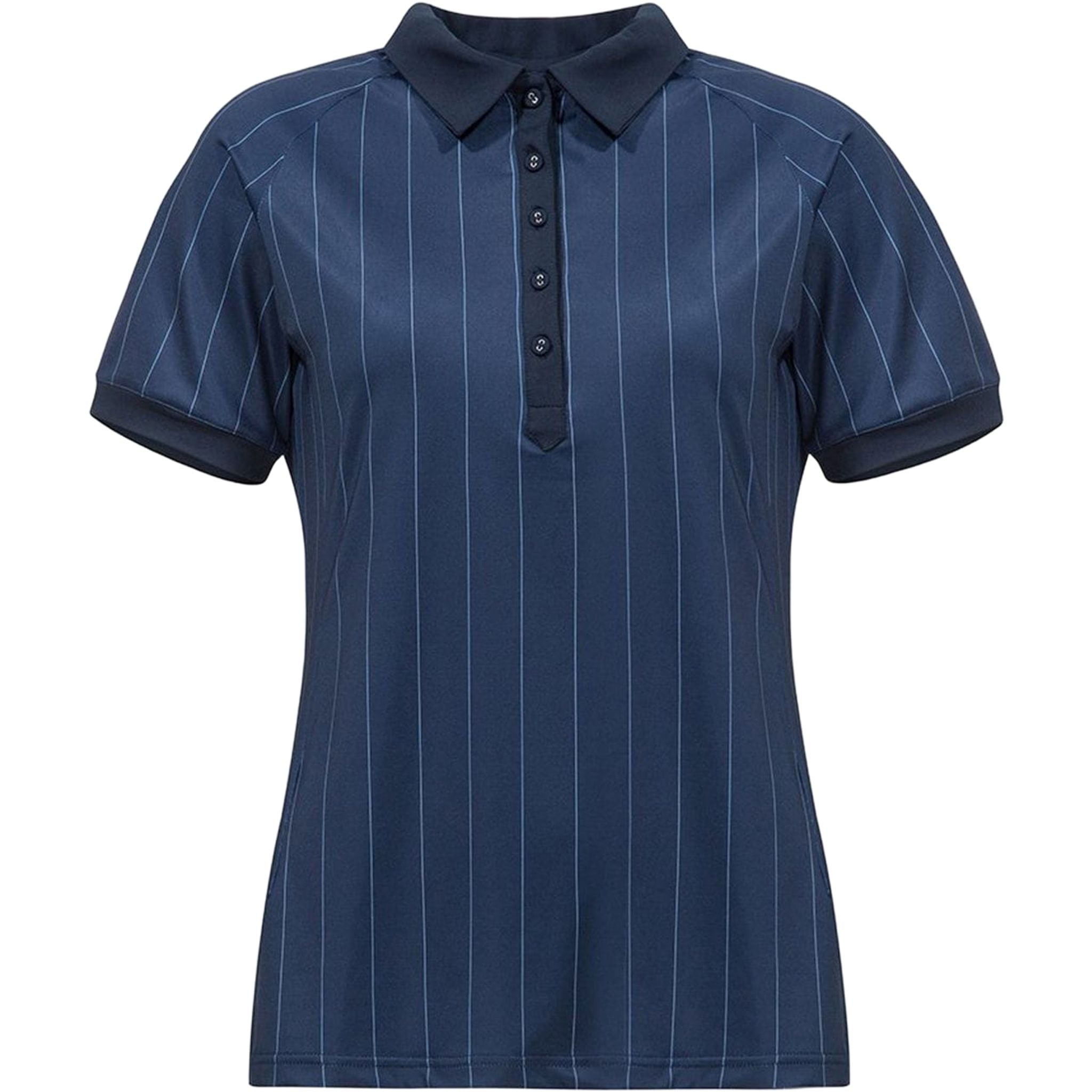 Cross Sportswear Pinstripe Polo Damen