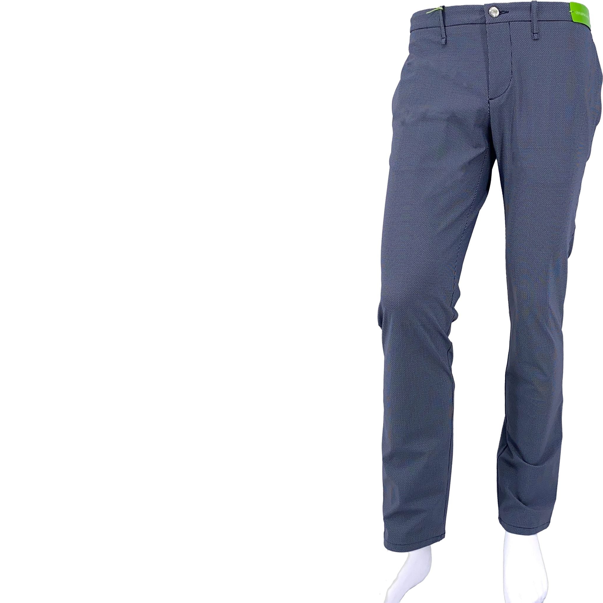 Alberto Fred REV Hose Print Grey Herren