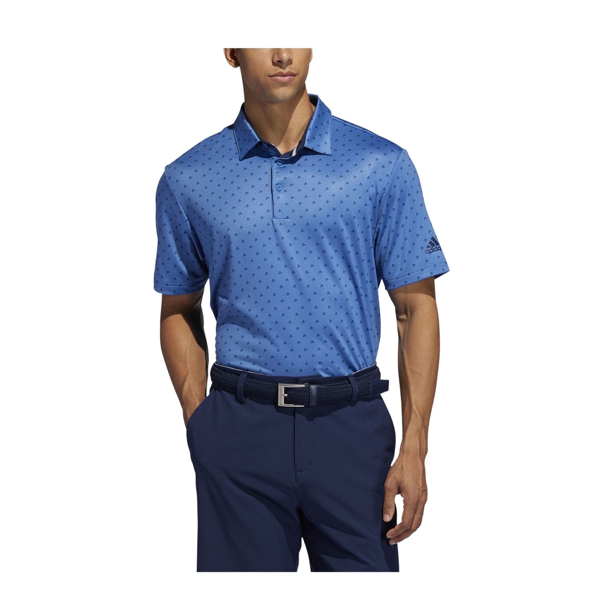 Adidas Ultimate365 Badge of Sport Polo Royal/Navy Herren