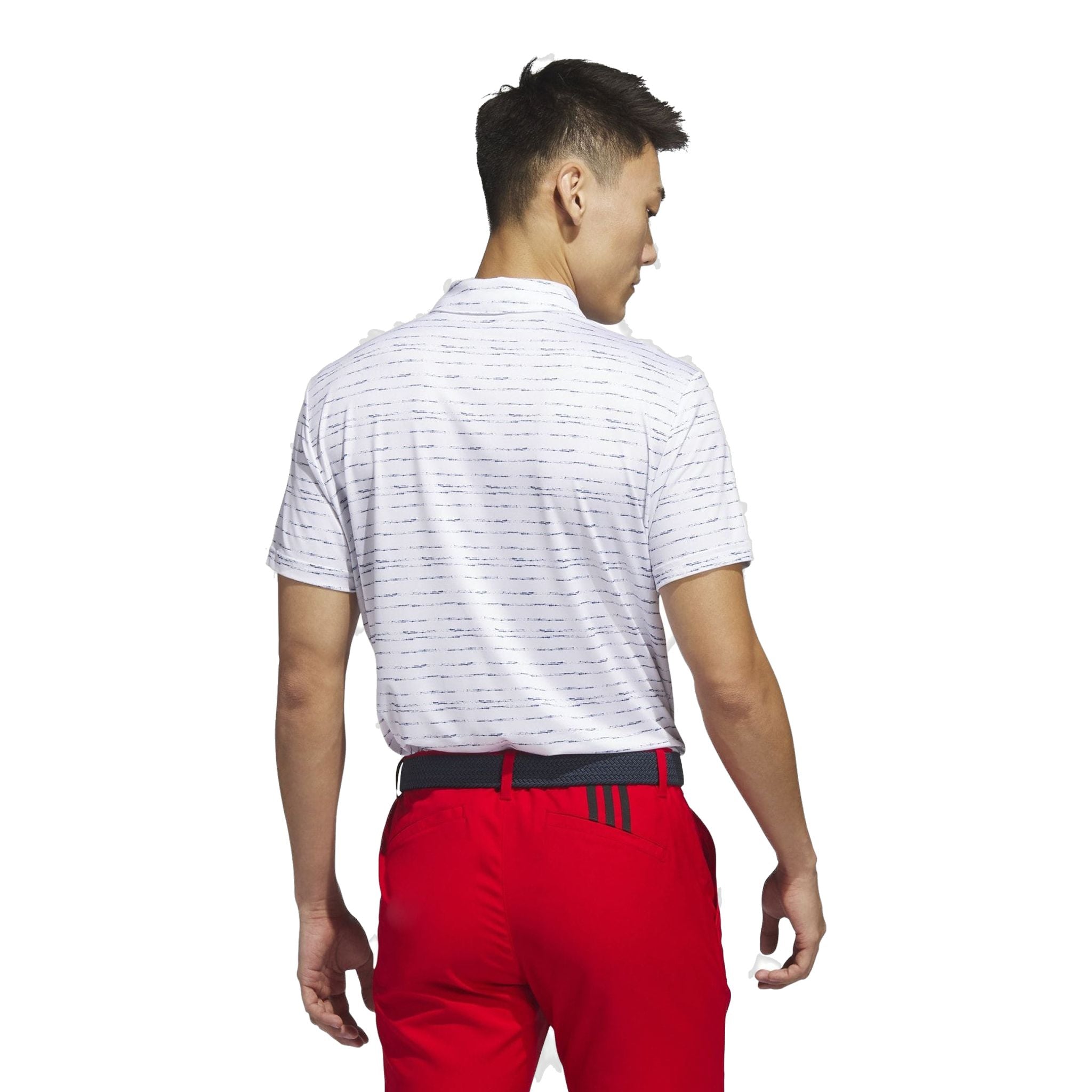 Adidas Stripe Zip Polo Herren Weiß Herren