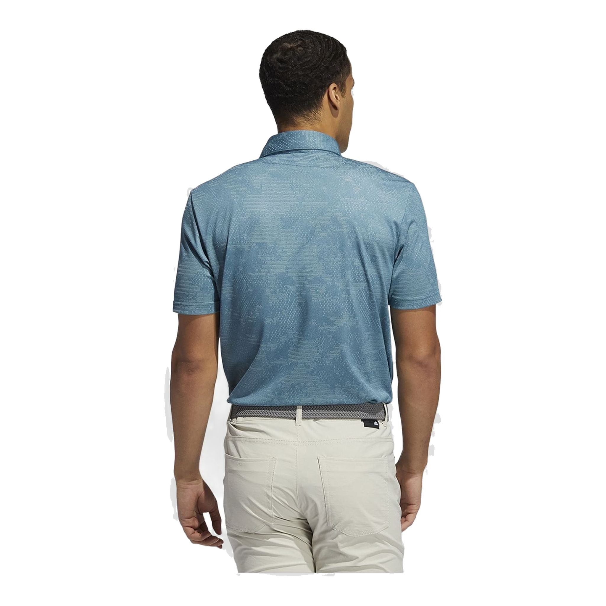 Adidas Camo SS Polo Teal/Mint Herren
