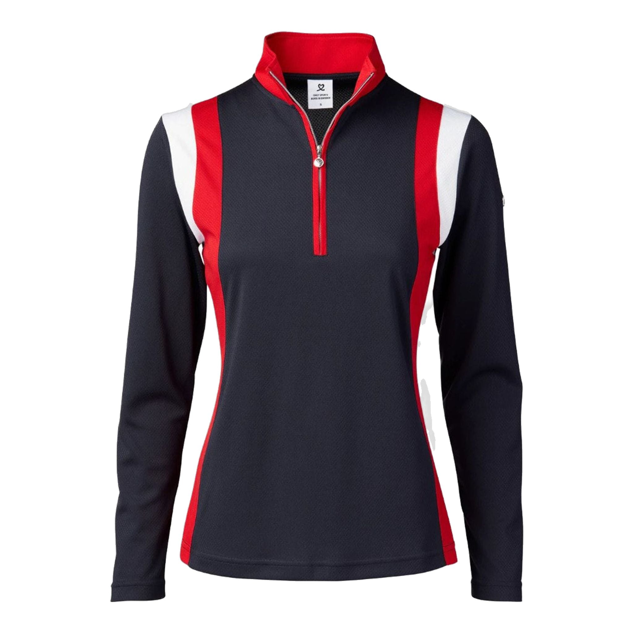 Daily Sports Wilona LS Half Neck Polo Navy Damen