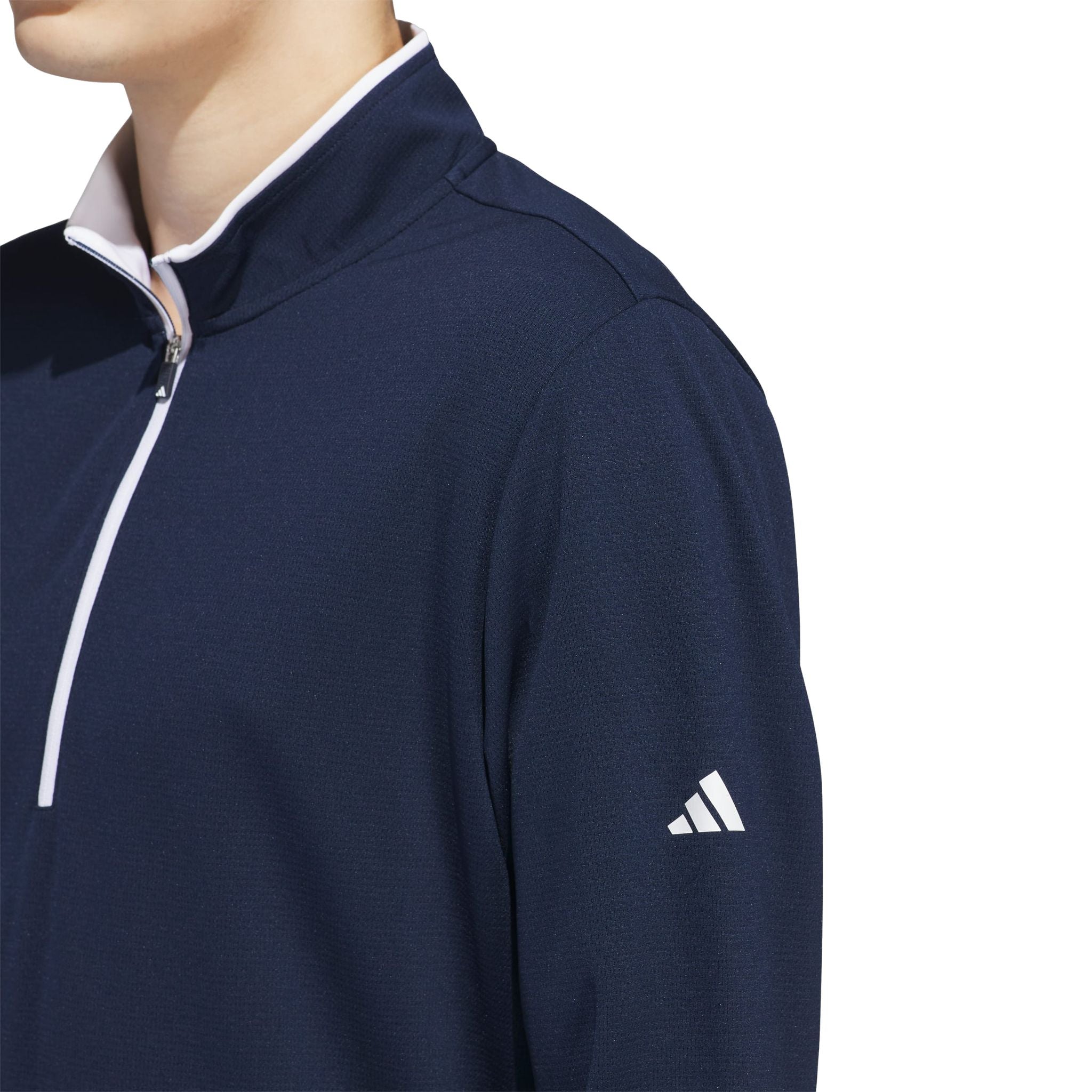 Lehký pánský svetr Adidas UPF se 1/4 zipem
