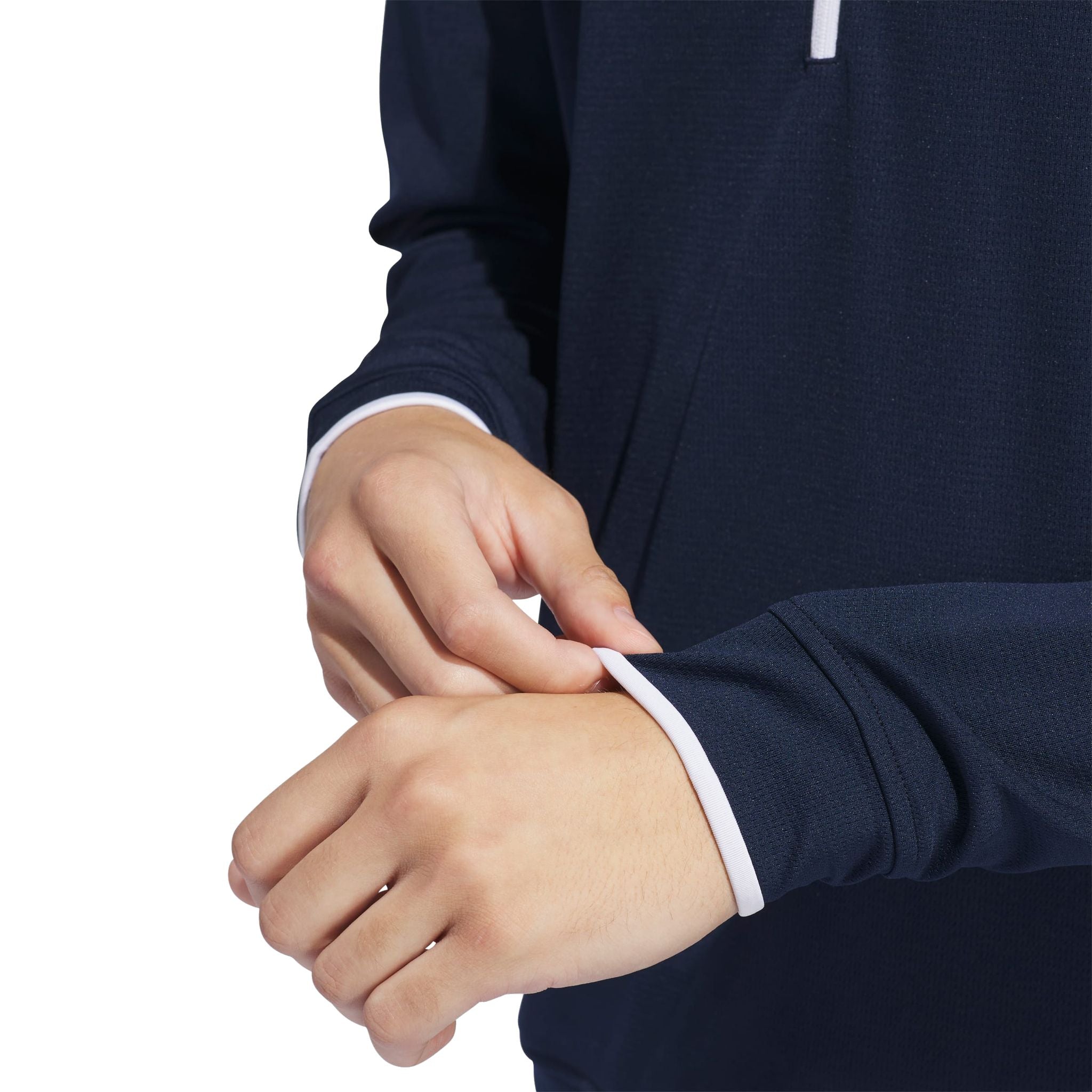 Lehký pánský svetr Adidas UPF se 1/4 zipem