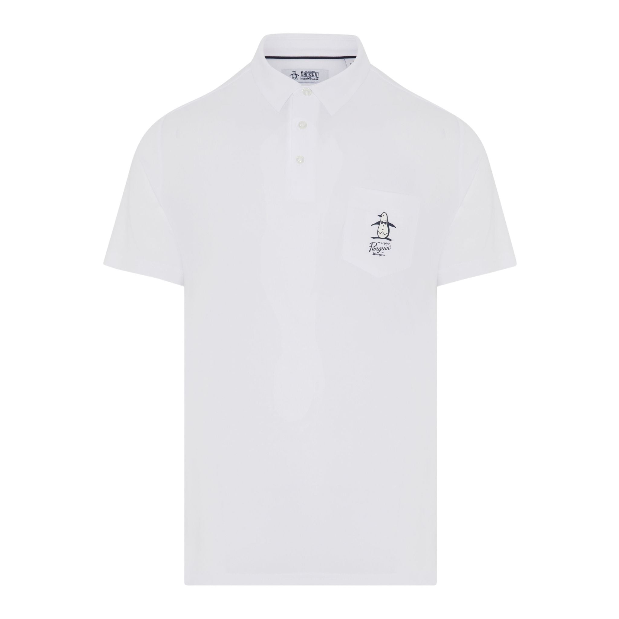 Original Penguin Quiet Please Graphic Oxford Polo Herren