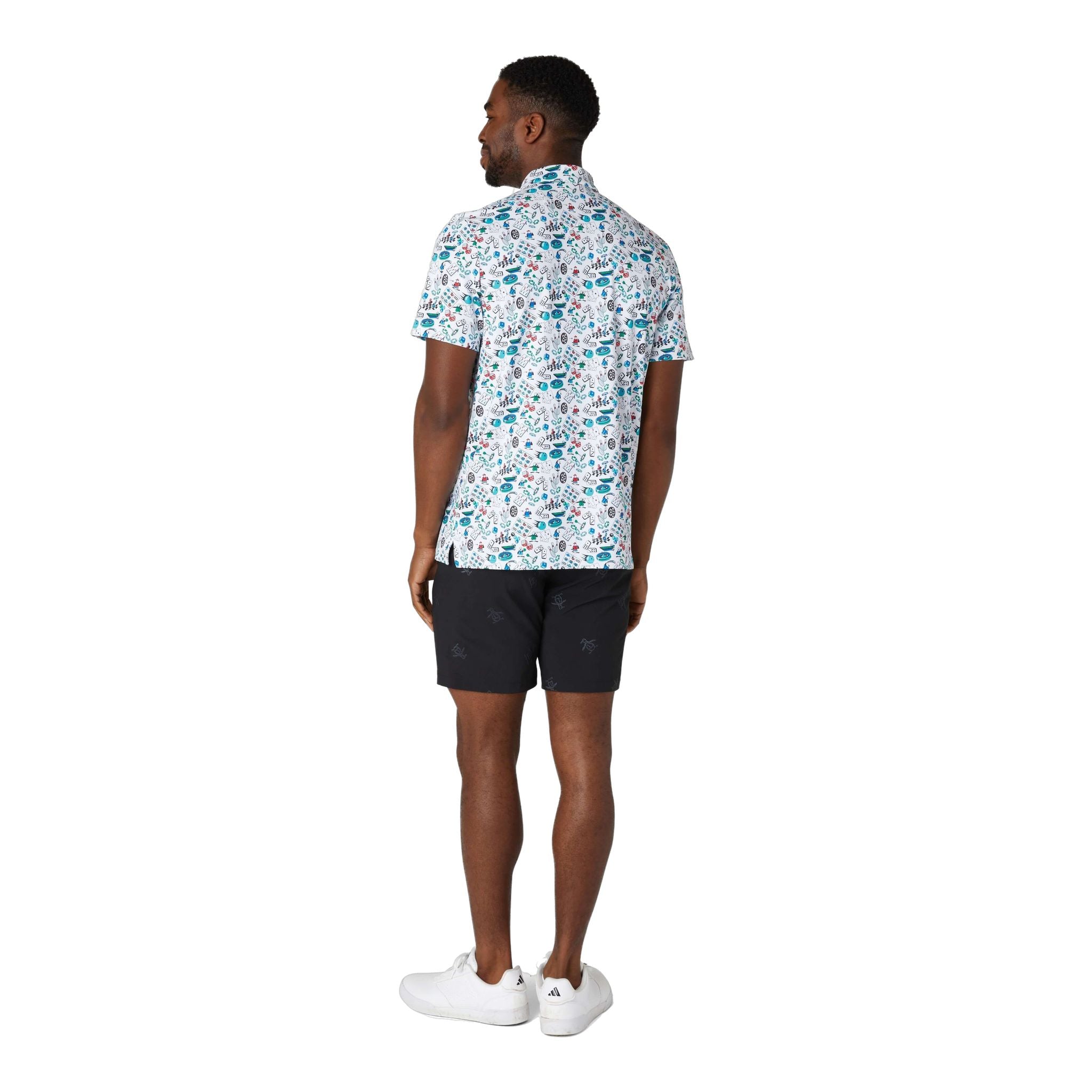 Original Penguin Roadmap All-Over Novelty Polo Herren