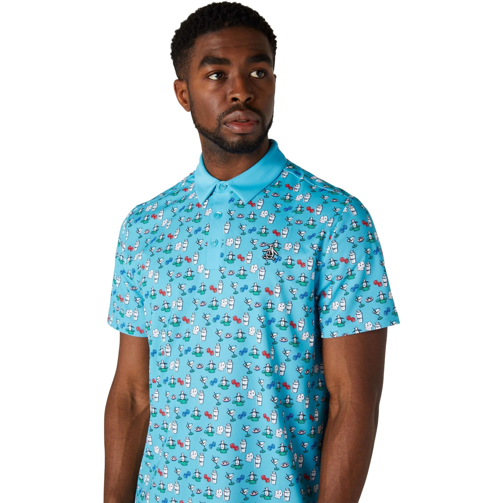 Original Penguin Player All-Over Print Polo Herren