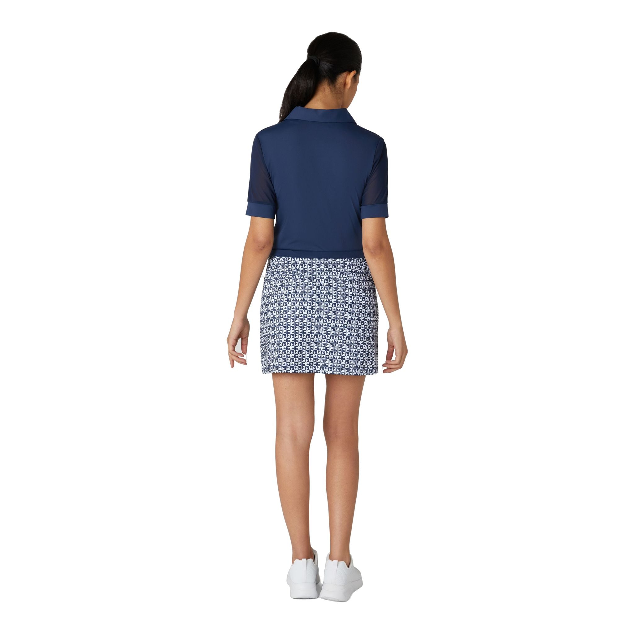 Original Penguin Geo Printed Side Blocked Skort Damen