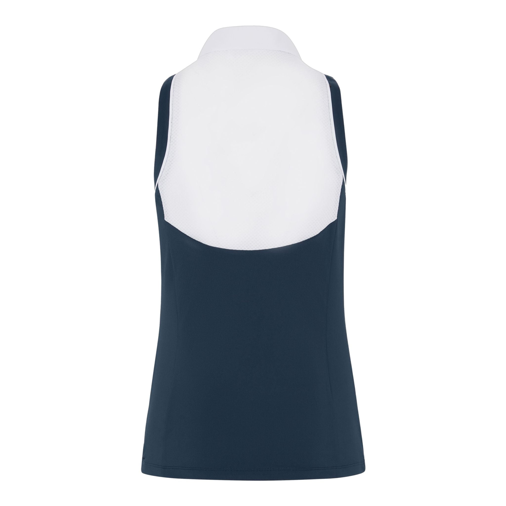 Original Penguin Sleveless Colour Block Meshback Polo Damen