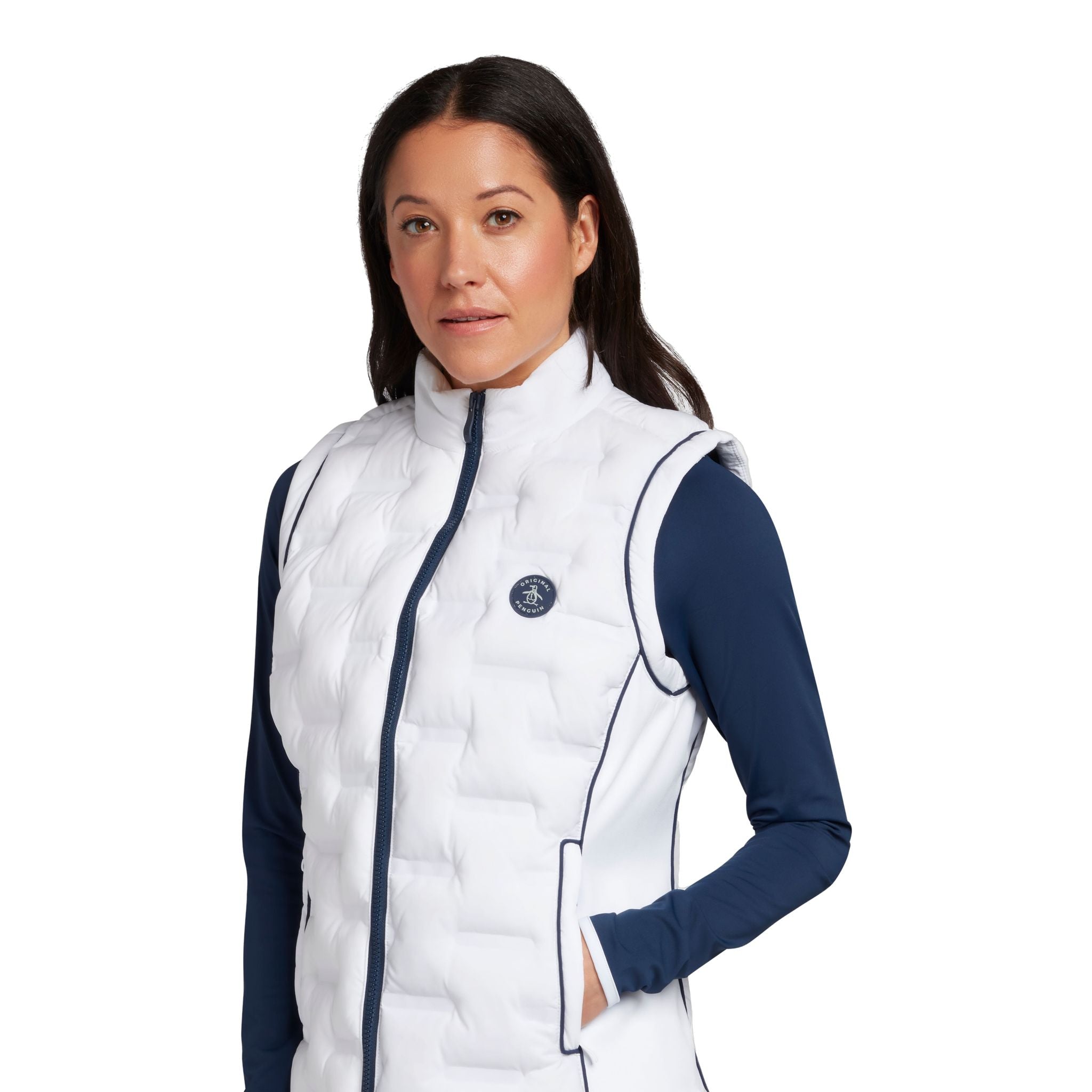 Original Penguin Insulated Woven Weste Damen