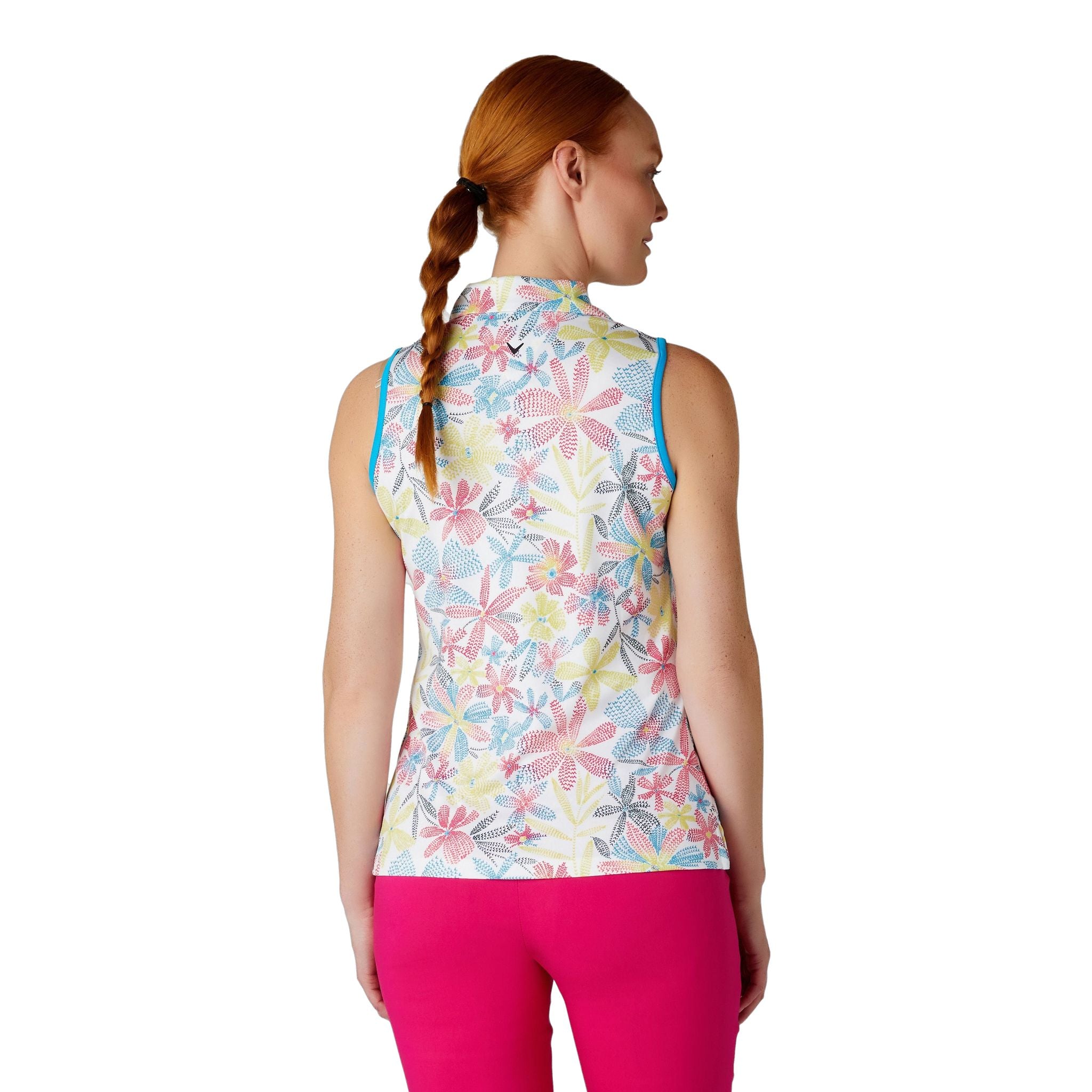 Callaway Chev Foral Sleeveless Shirt Damen