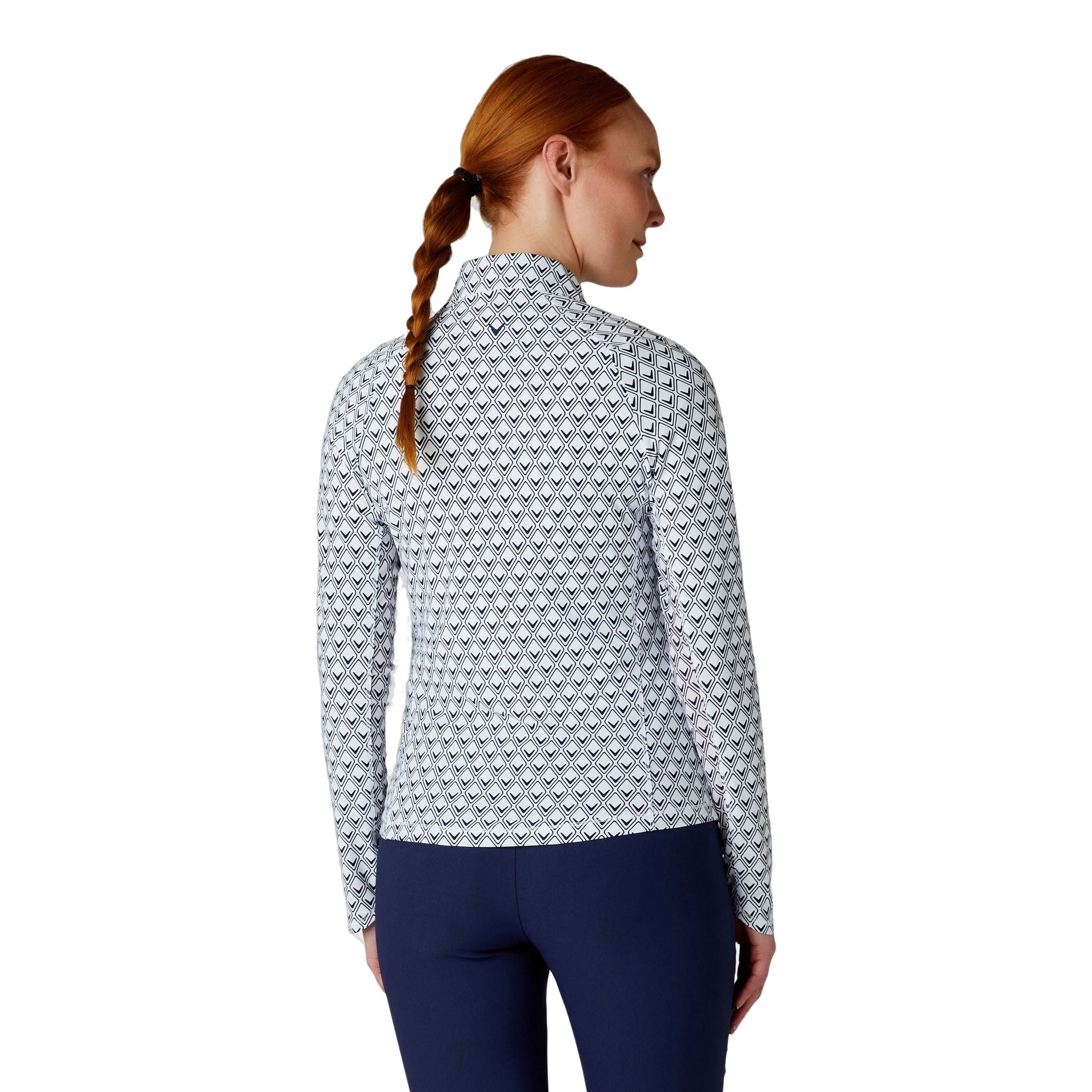 Callaway Essential Chev Geo Print Shirt Damen