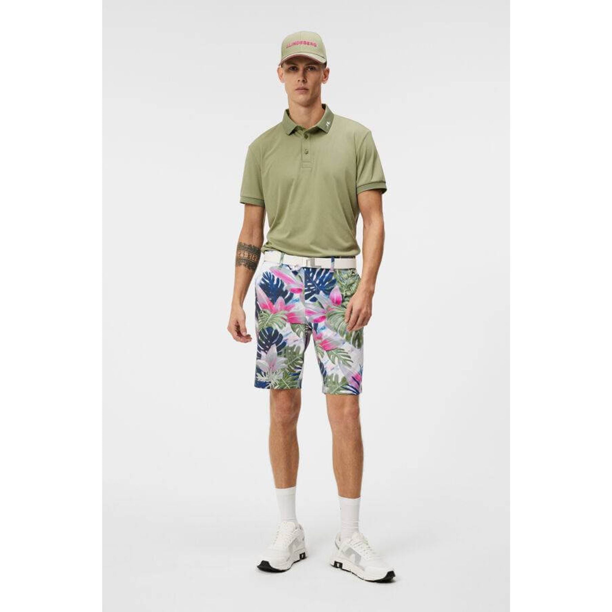 J. Lindeberg KV Regular Fit Print Polo Herren