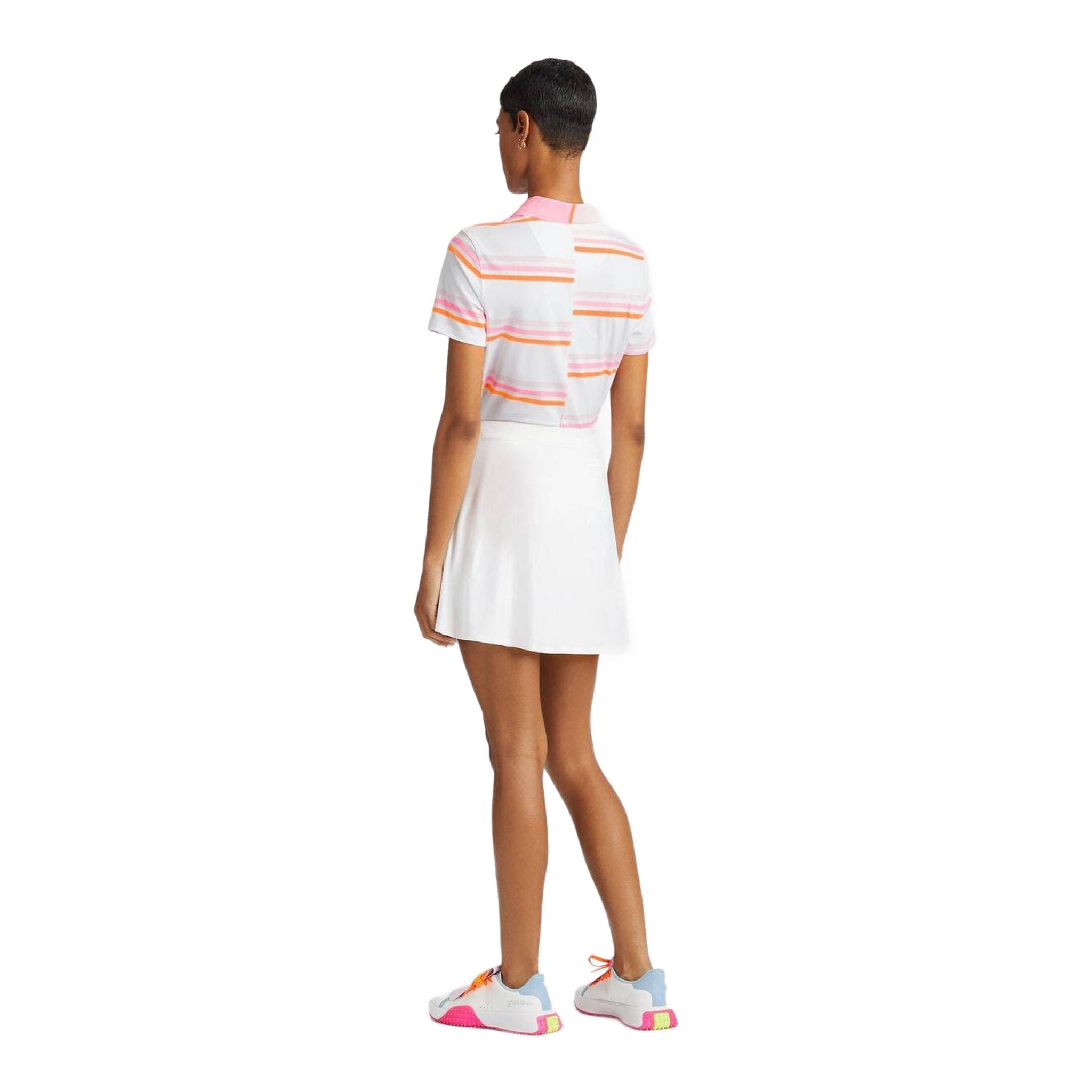 GFORE Offset Gradient Stripe Tech Polo Damen