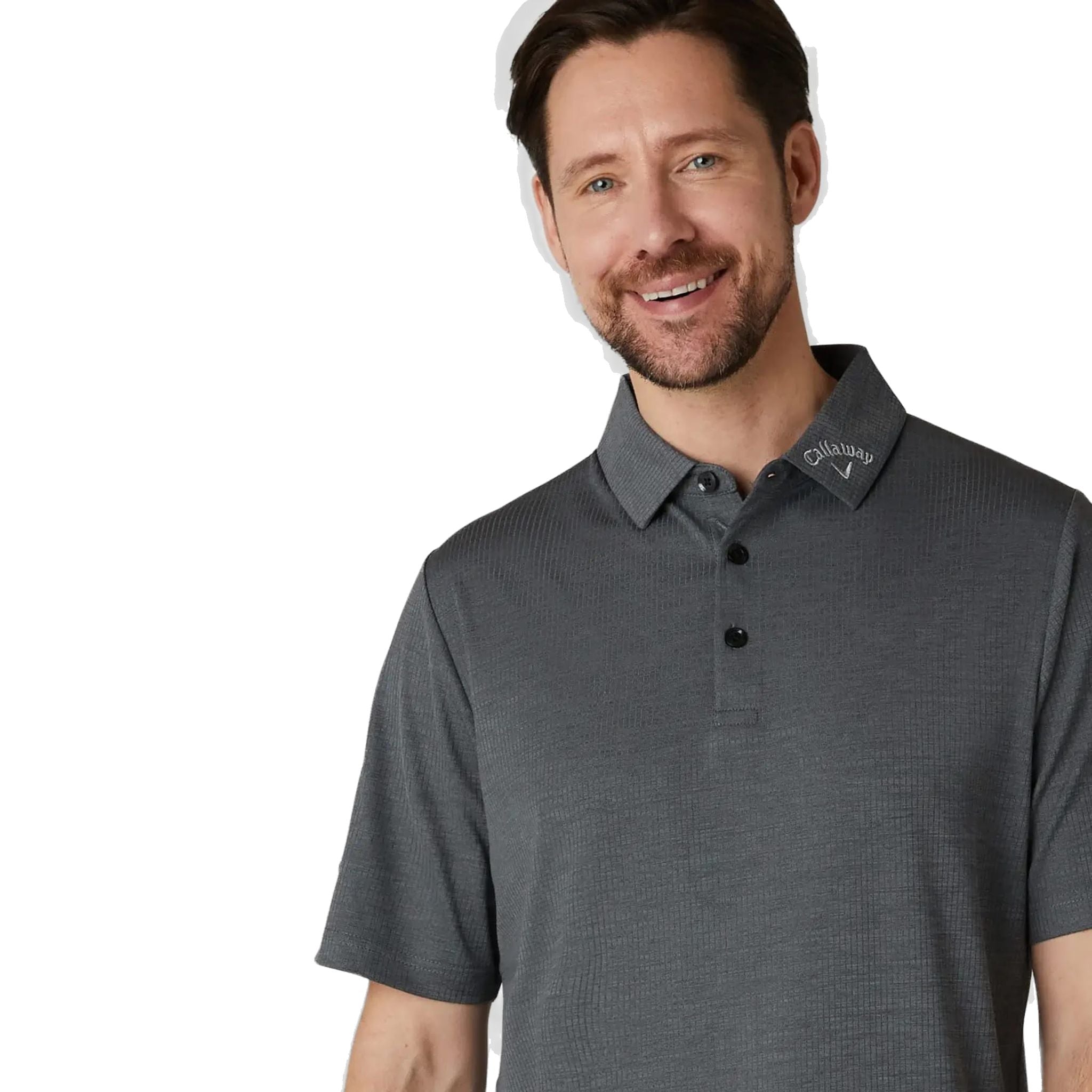 Callaway Premium Jacquard Poloshirt Herren