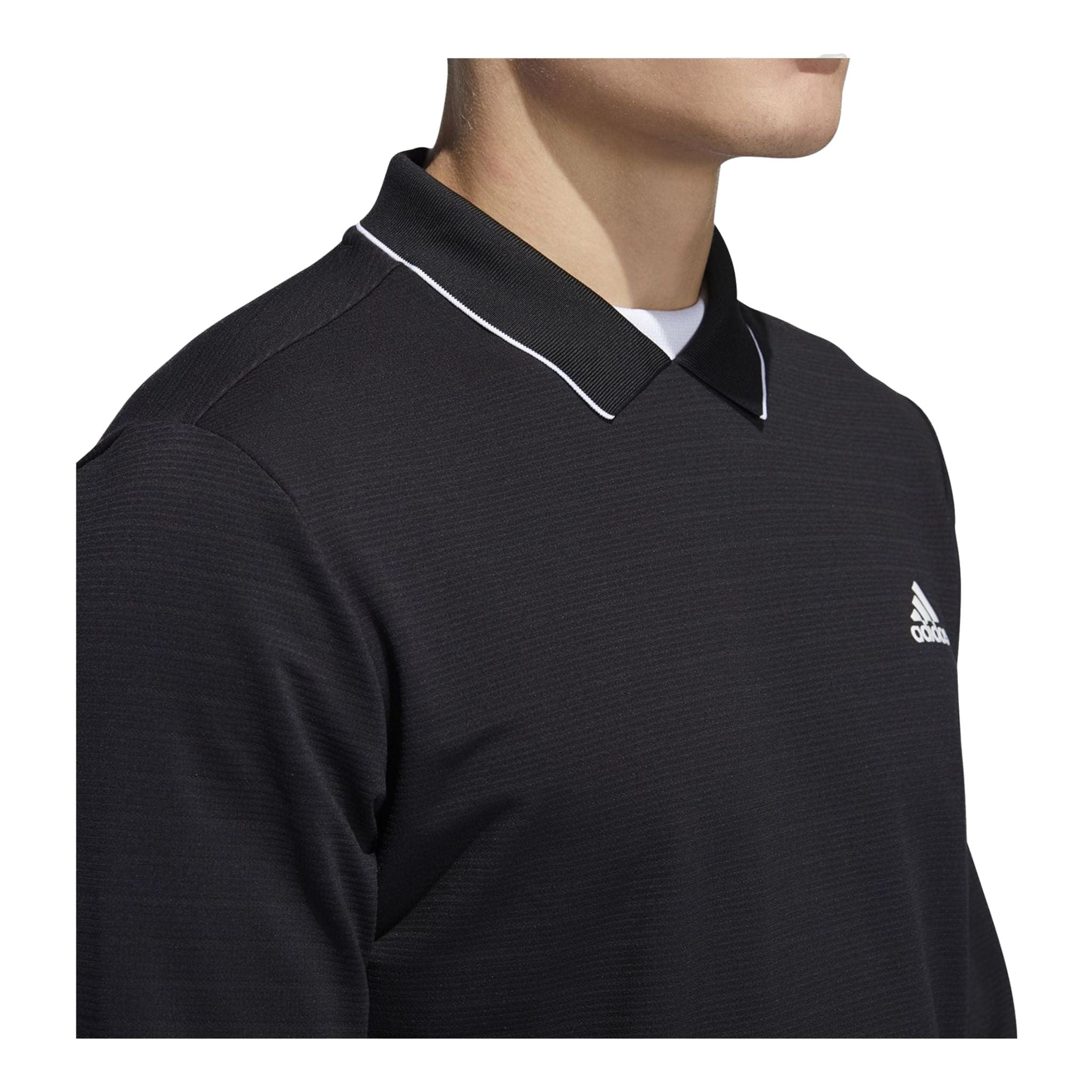 Adidas Polo Thermo Langarm Schwarz Herren