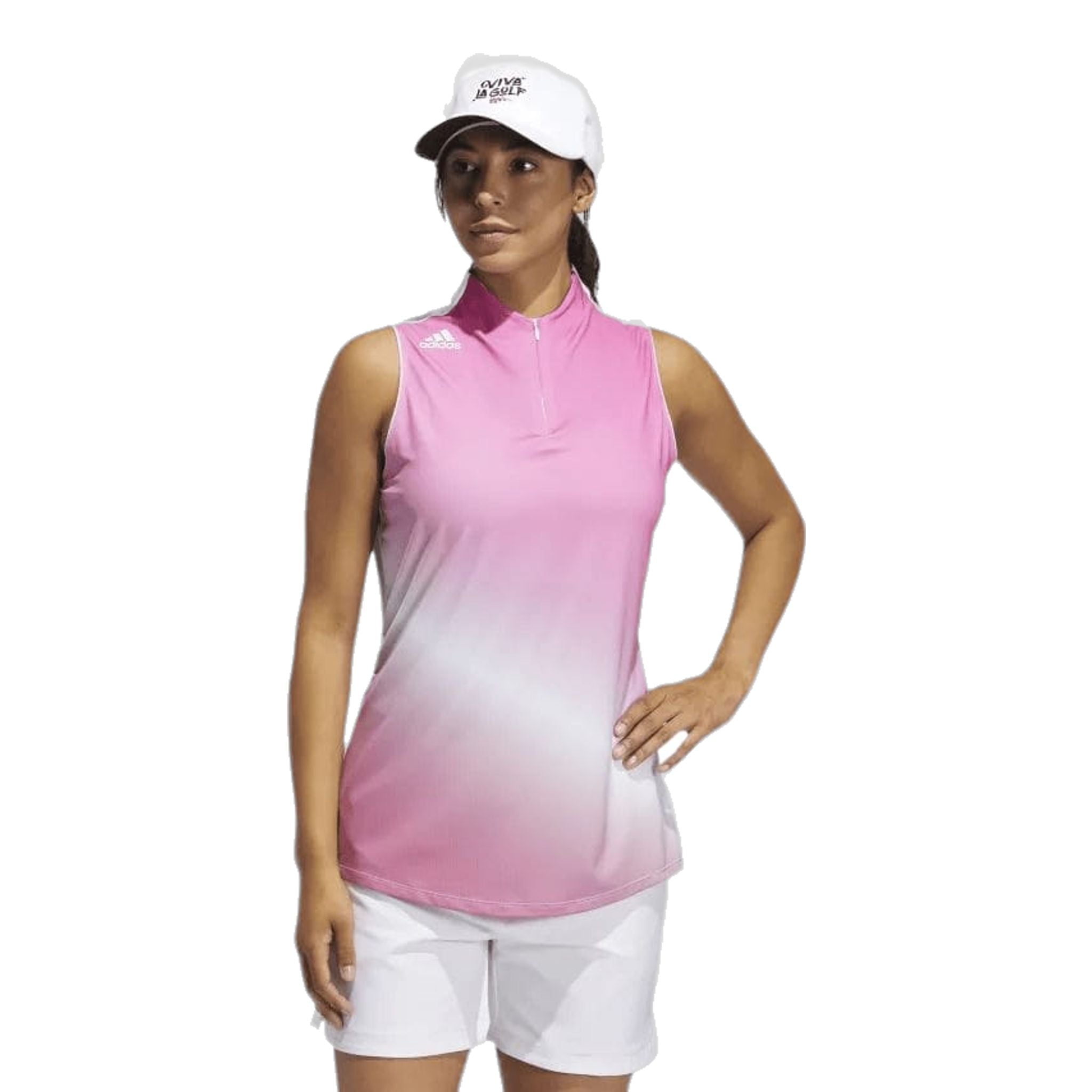Adidas W Gradient SL Polo Pink Damen