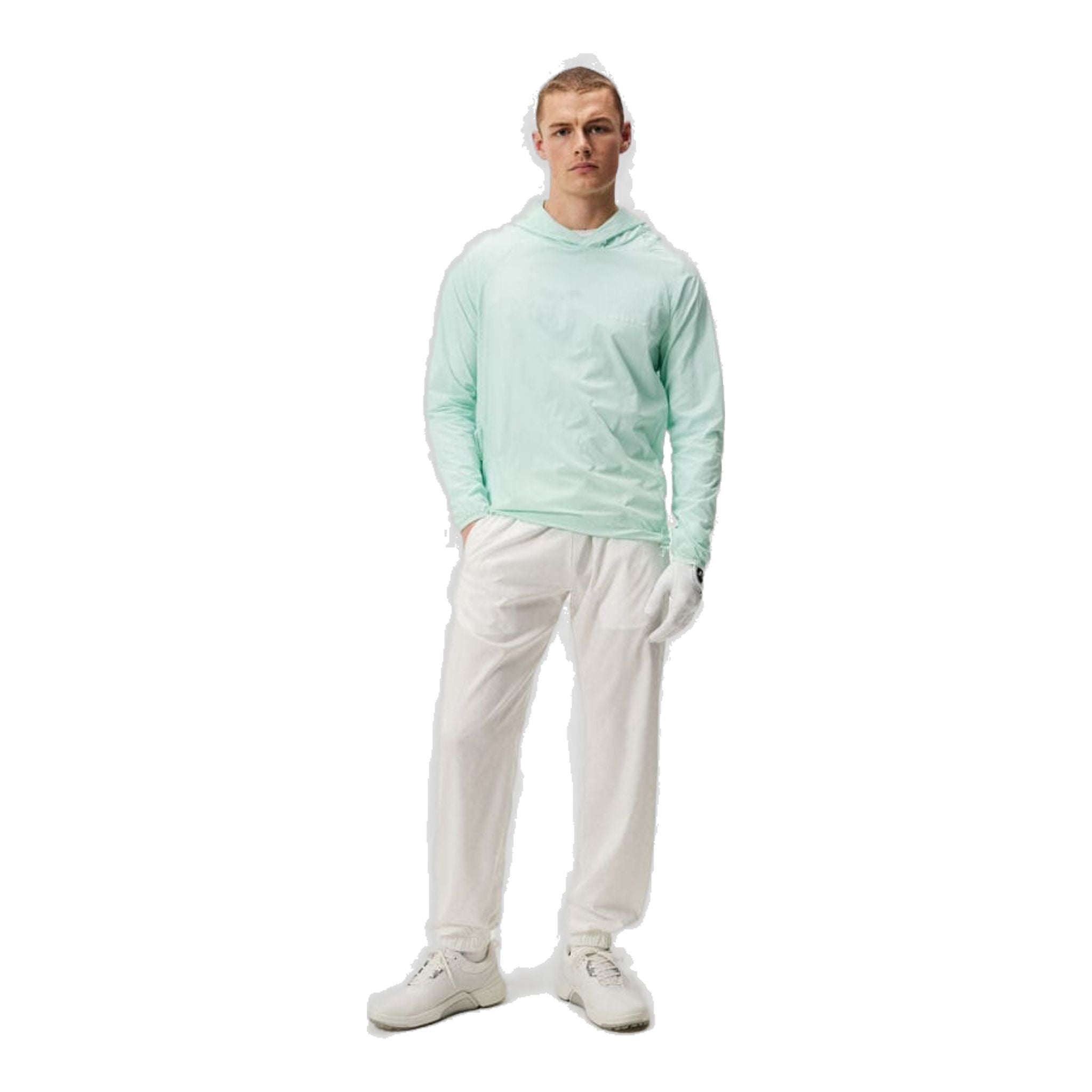 J. Lindeberg Arron Stretch Wind Hoodie Men Honeydew Men