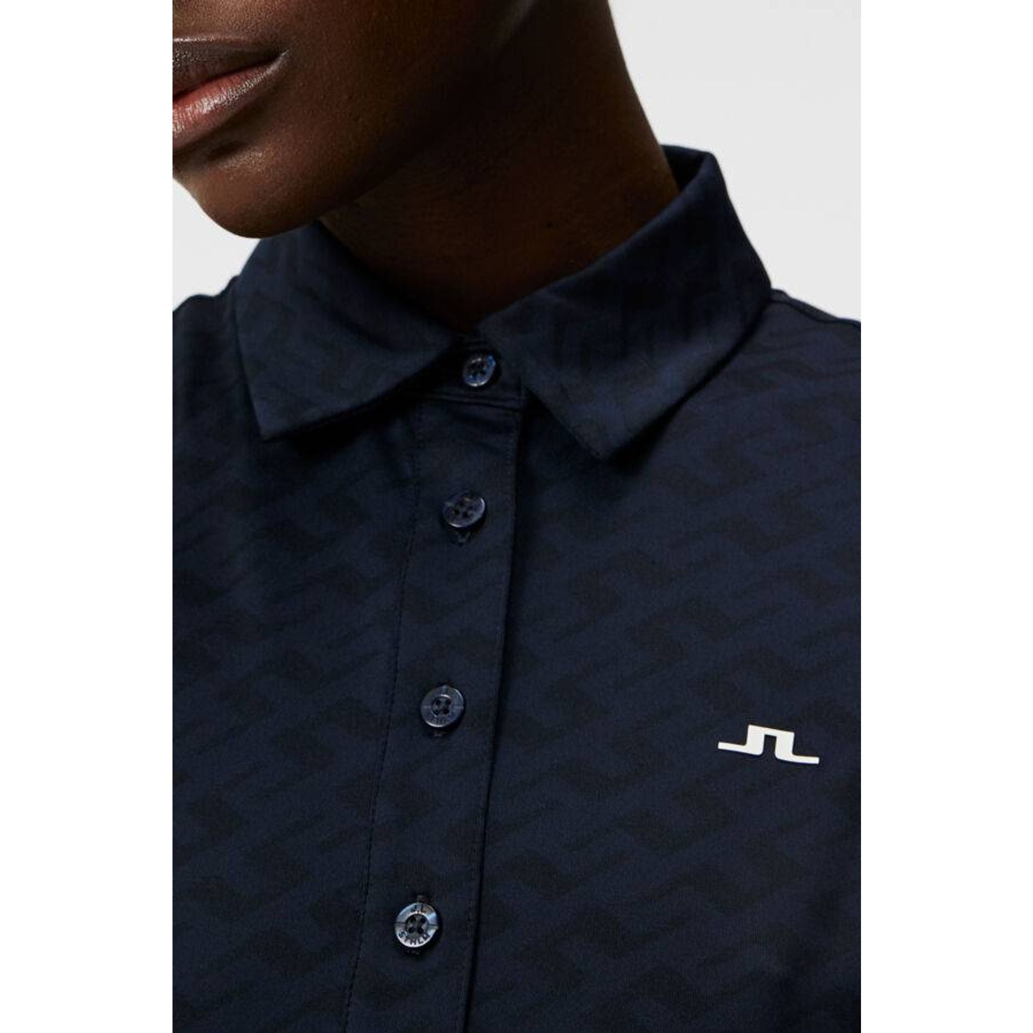 J. Lindeberg Alaya Jacquard Poloshirt Damen