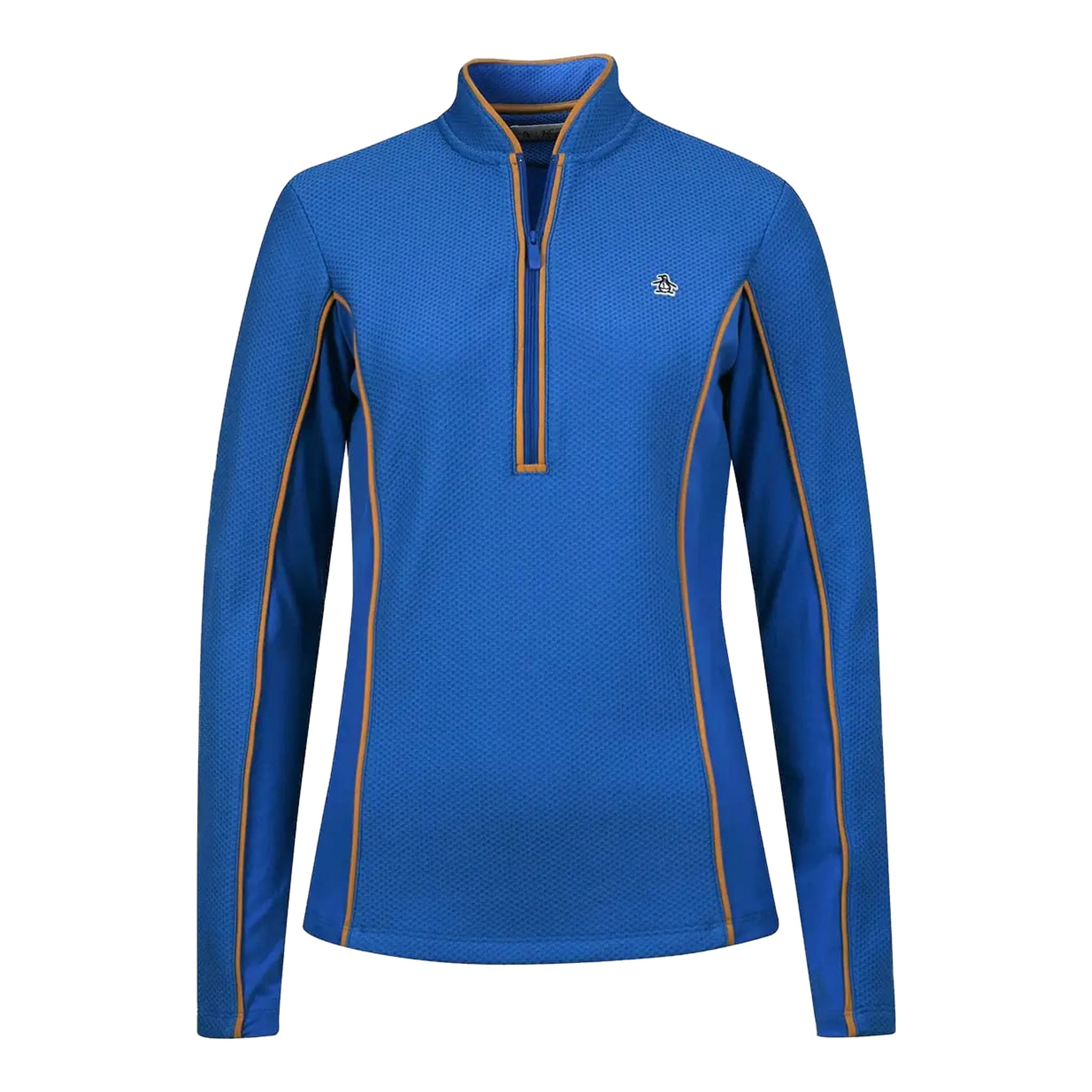 Original Penguin Longsleeve Textrured 1/4 Zip Sweater Damen