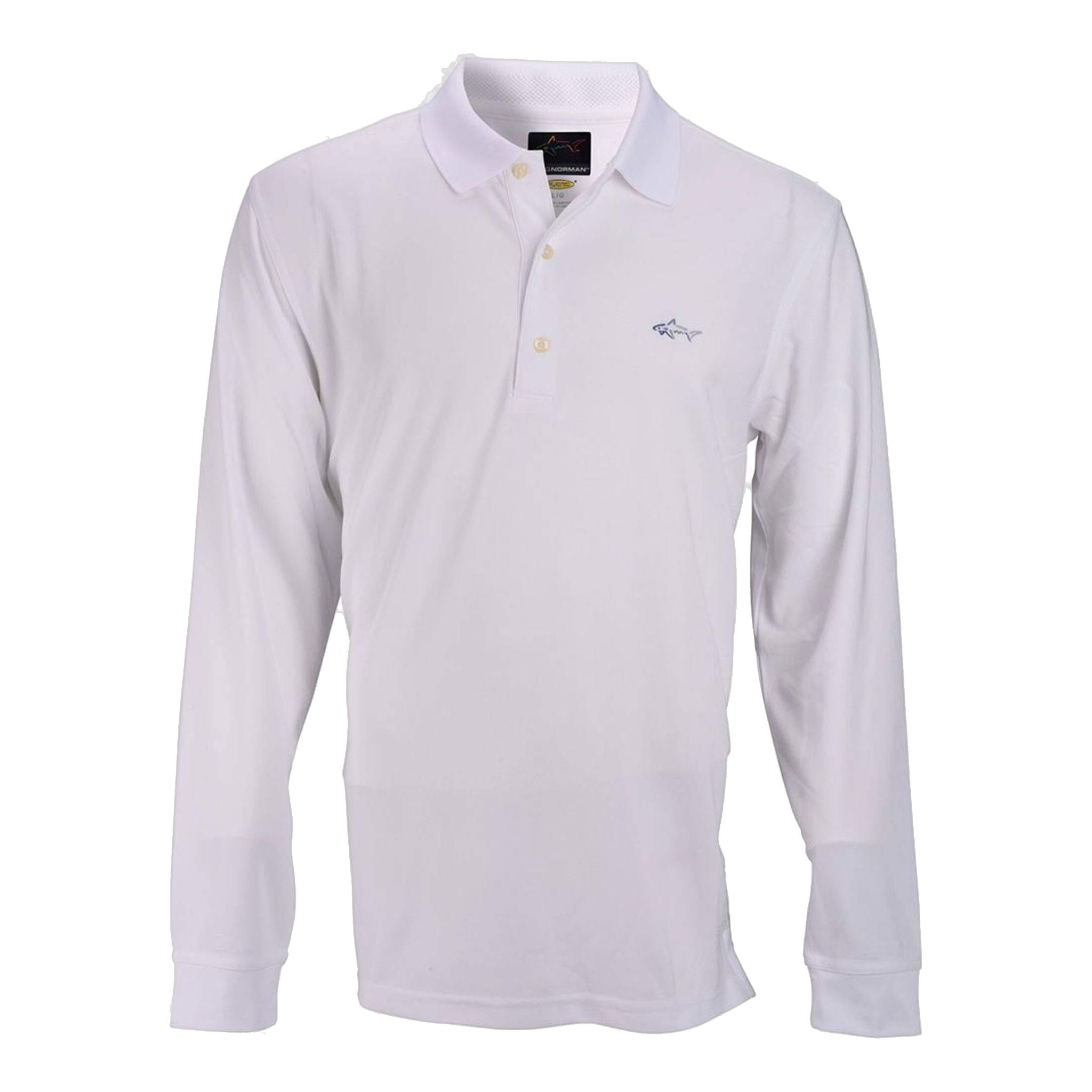 Greg Norman Pique Langarm-Poloshirt Herren