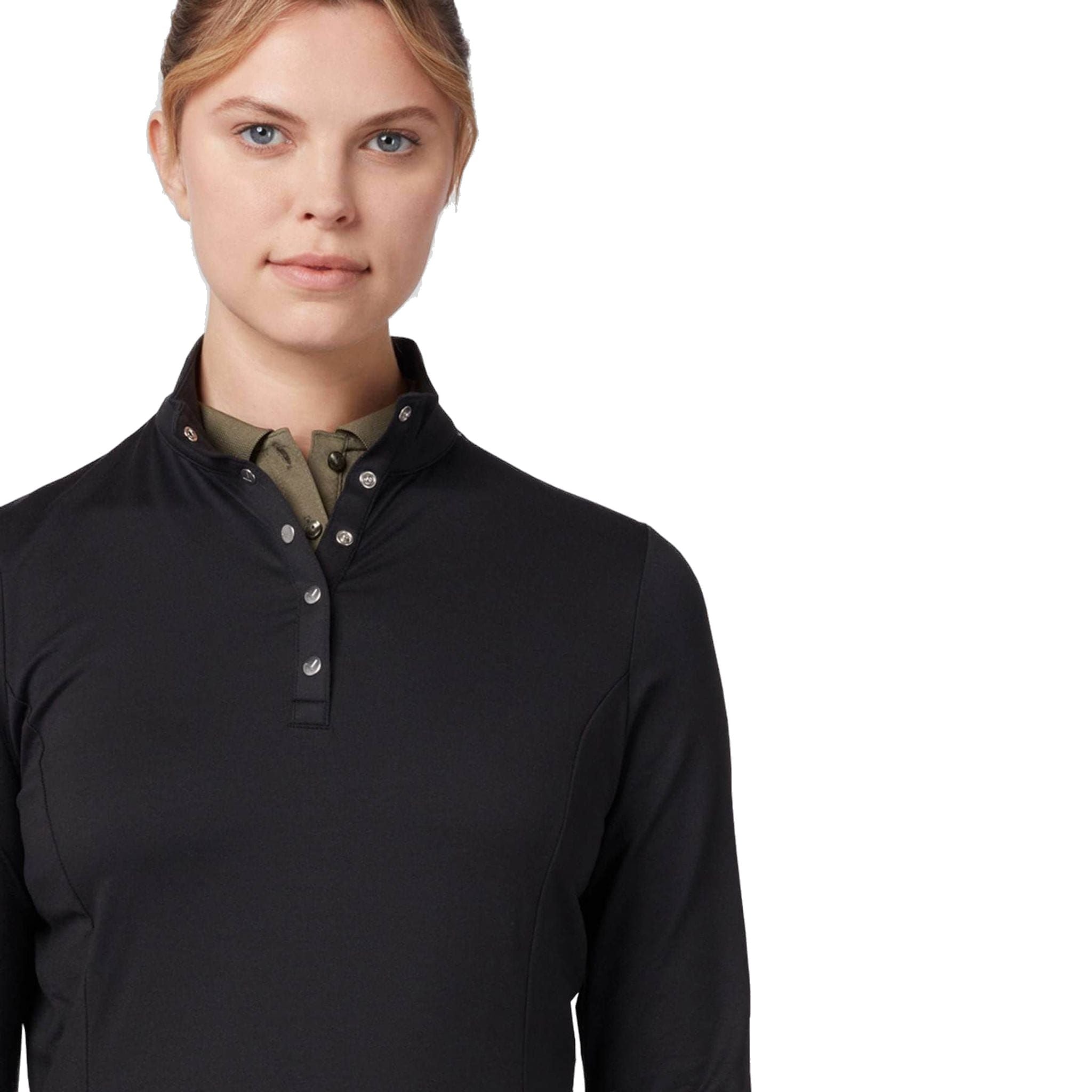 Callaway Thermal LS Fleece Jersey Polo Damen