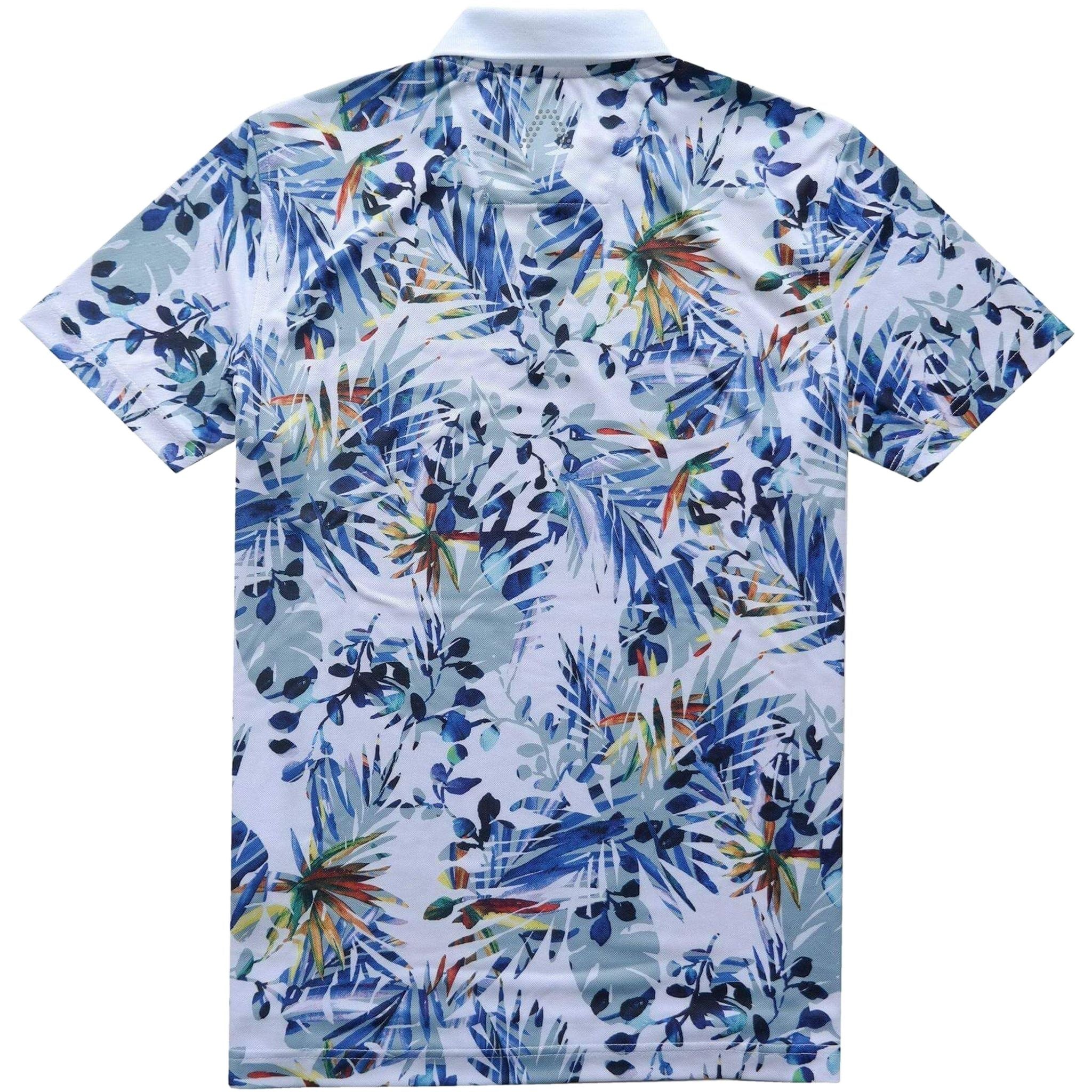 Alberto June Hawaii Print  Poloshirt Damen
