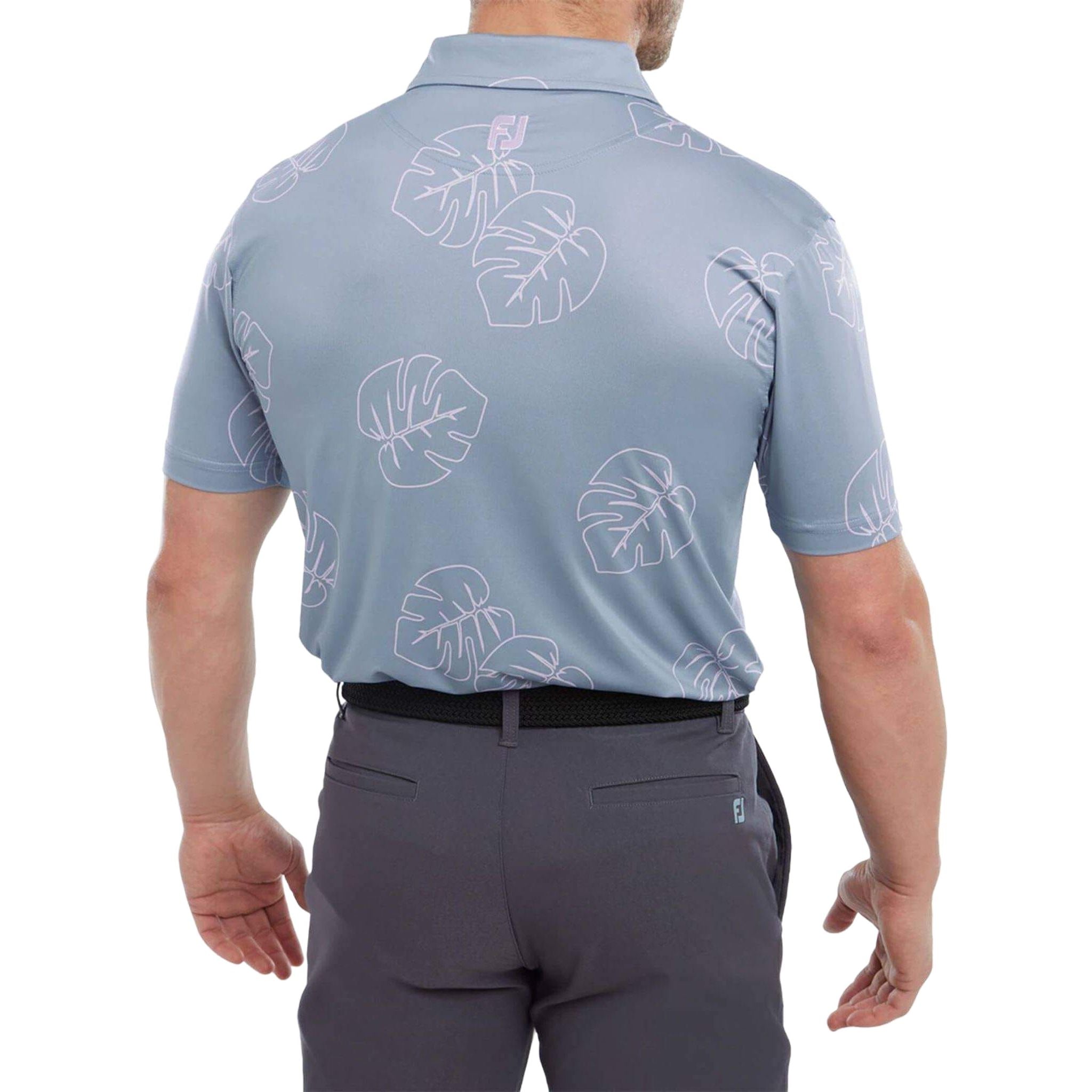 Footjoy Jungle Leave Pique Poloshirt Herren