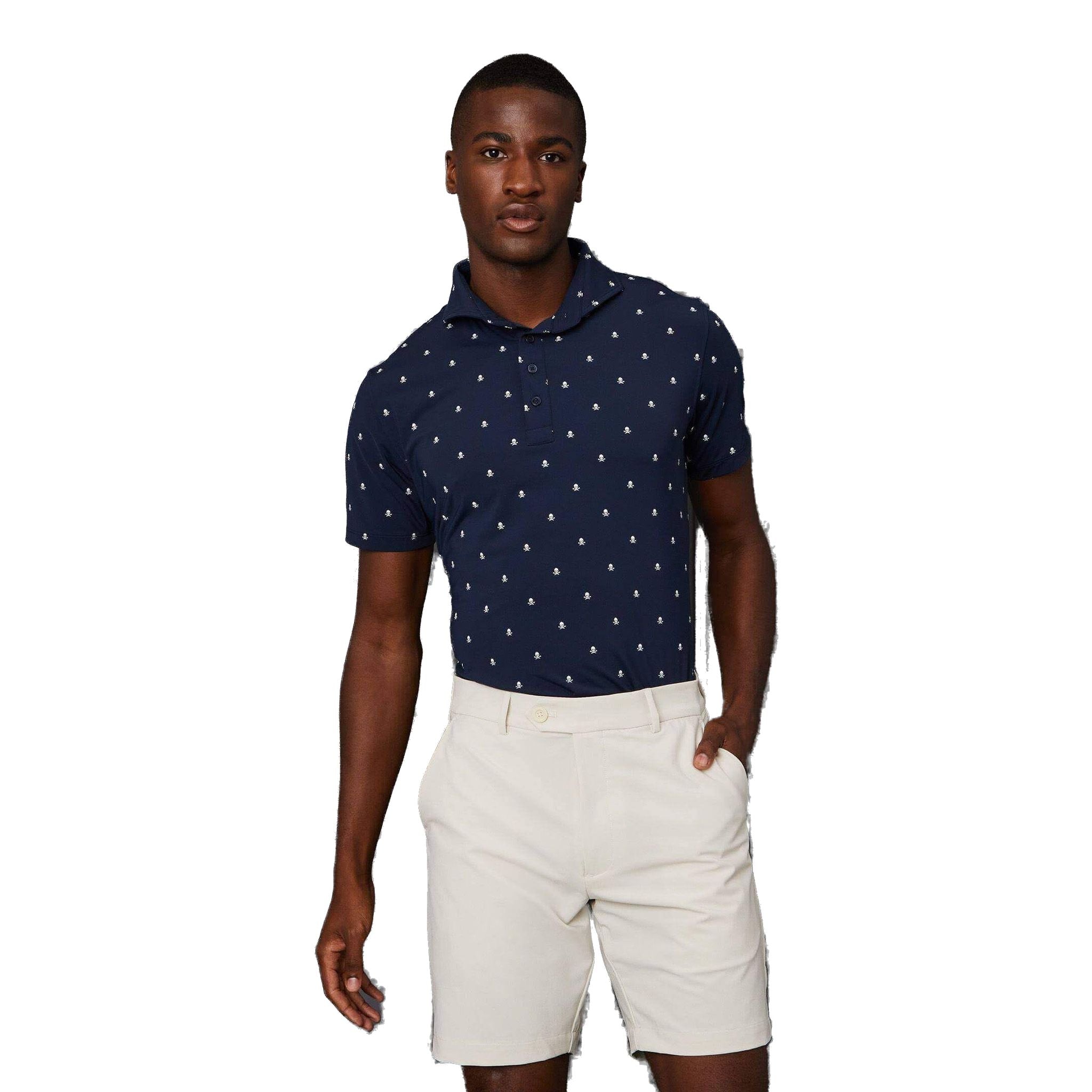 GFORE Skull and T's Ice Tailored Fit Poloshirt Herren