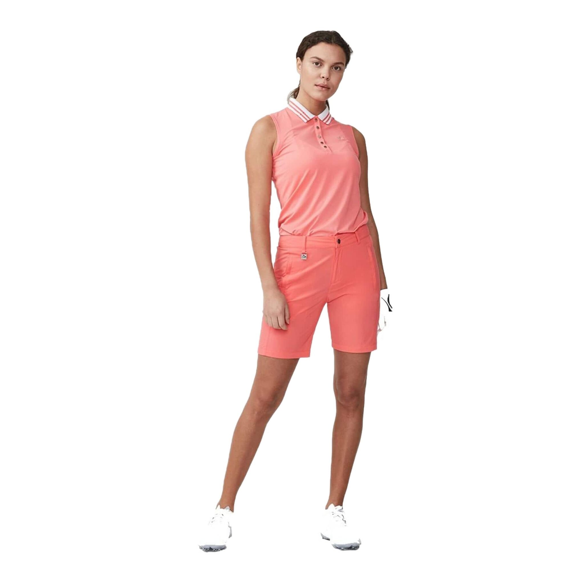 Röhnisch Stripe Poloshirt ärmellos Damen