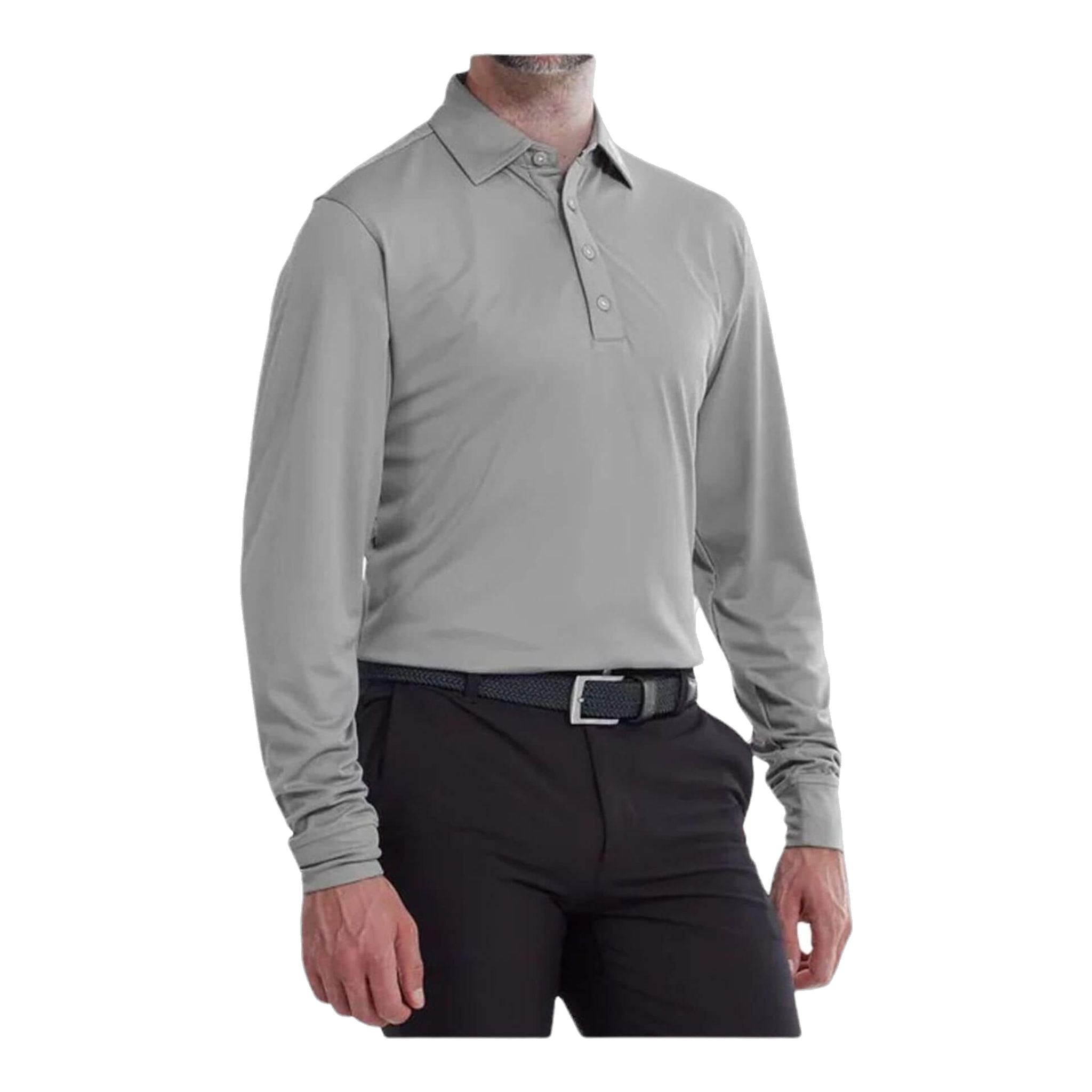 Footjoy Thermolite Langarm-Poloshirt Herren