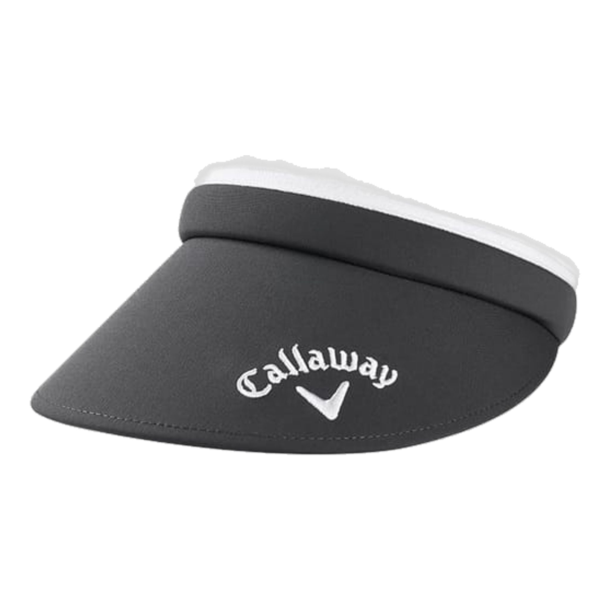 Callaway W Clip Visor Charcoal/White Damen
