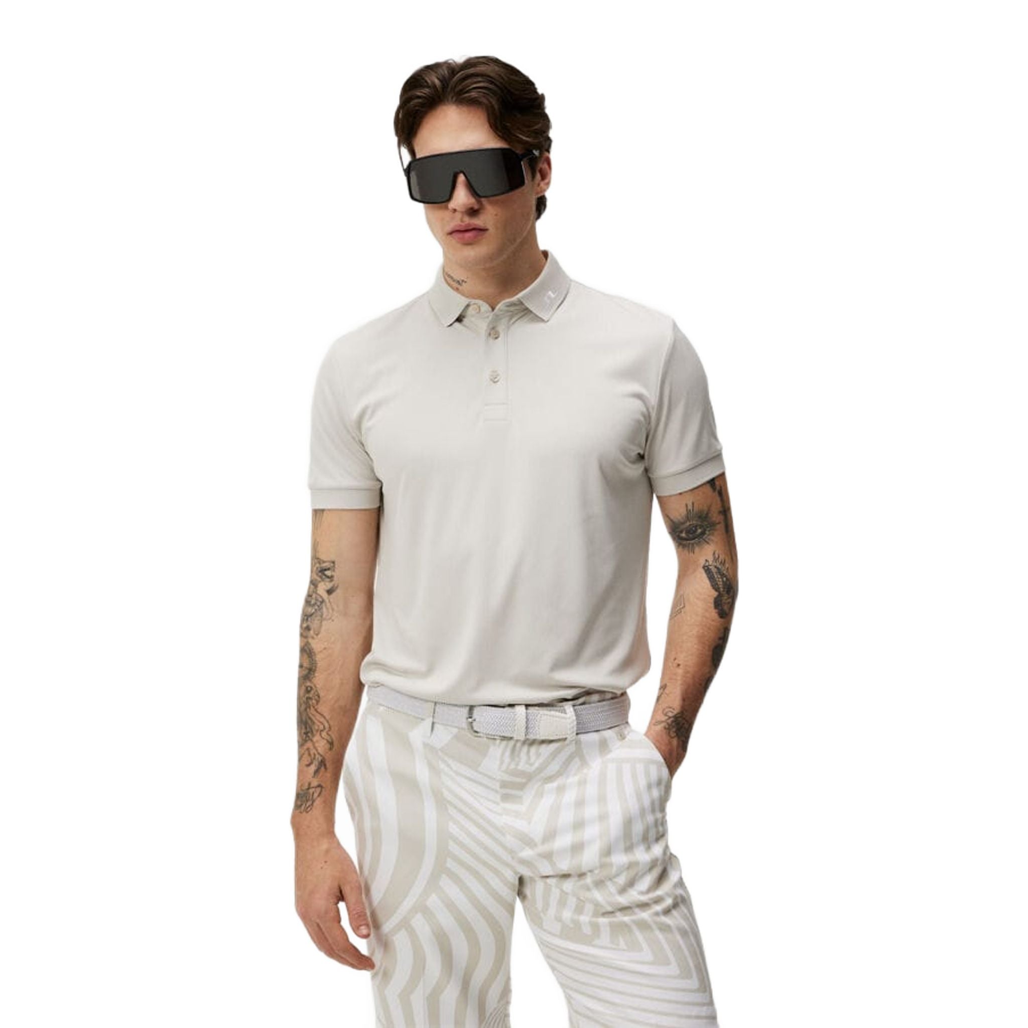 J. Lindeberg KV Regular Fit Print Polo Herren