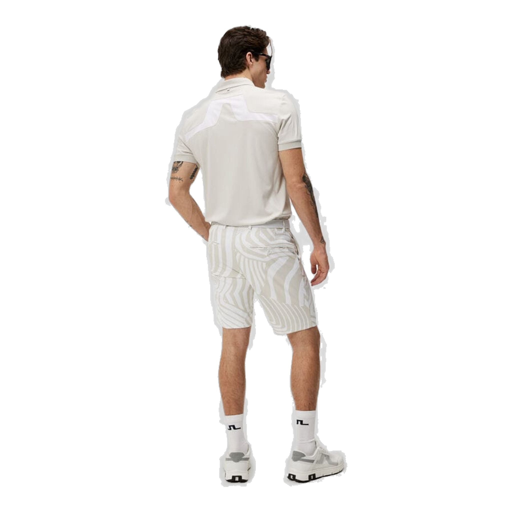 J. Lindeberg KV Regular Fit Print Polo Herren