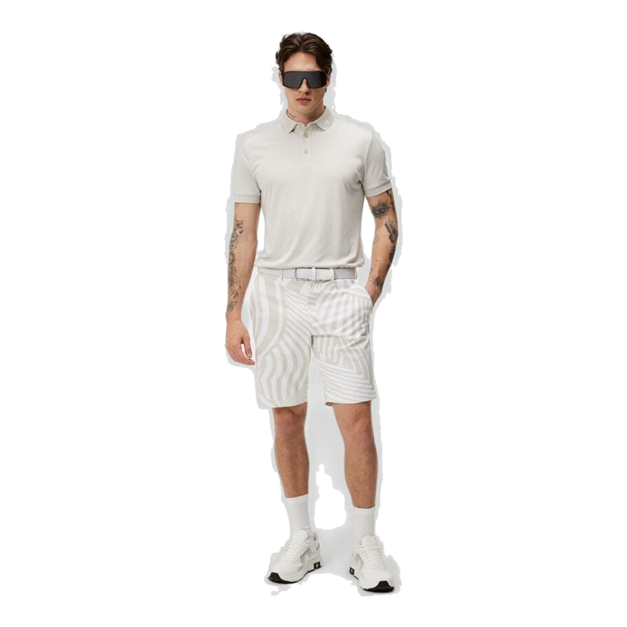 J. Lindeberg KV Regular Fit Print Polo Herren