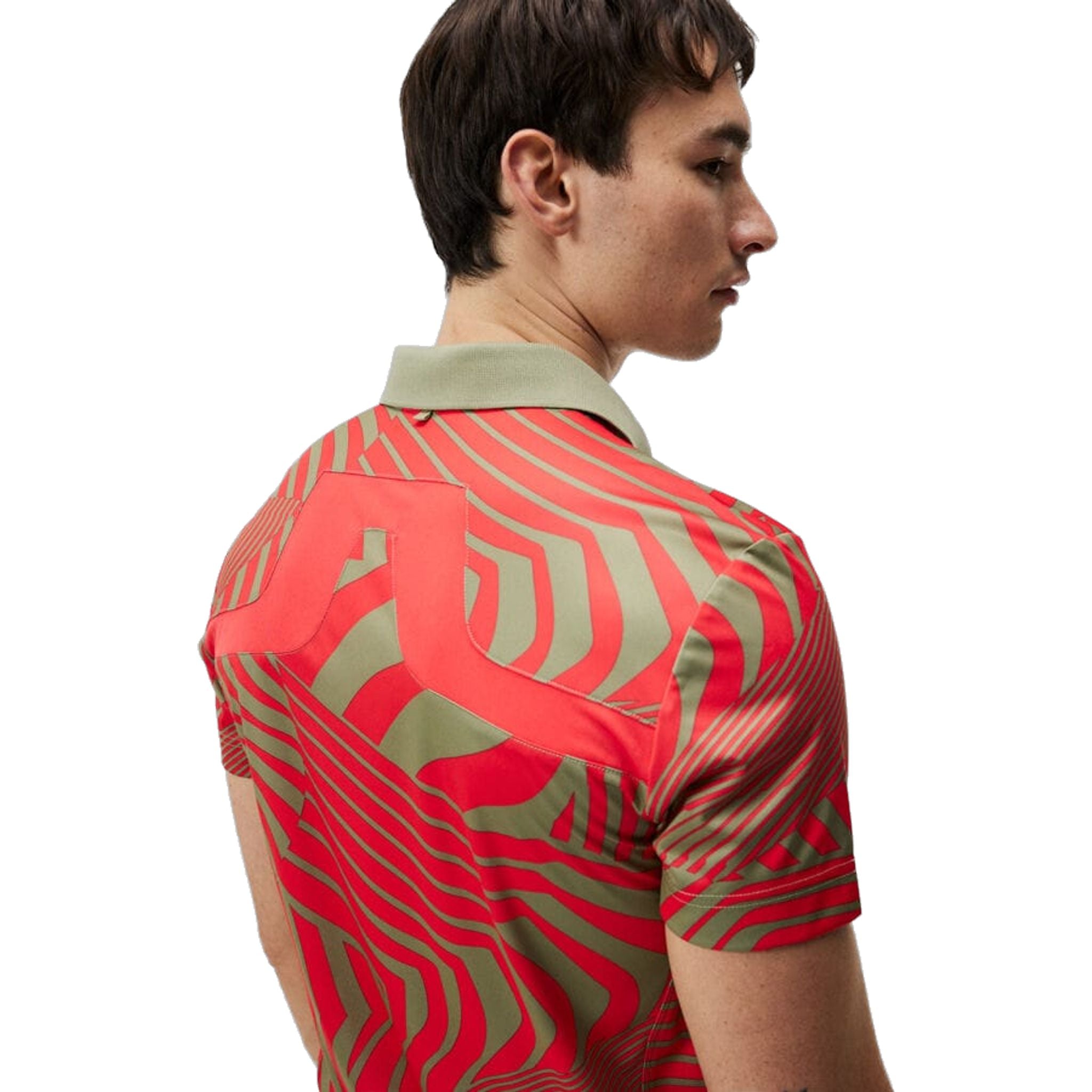 J. Lindeberg KV Tour Print Golf Polo Herren