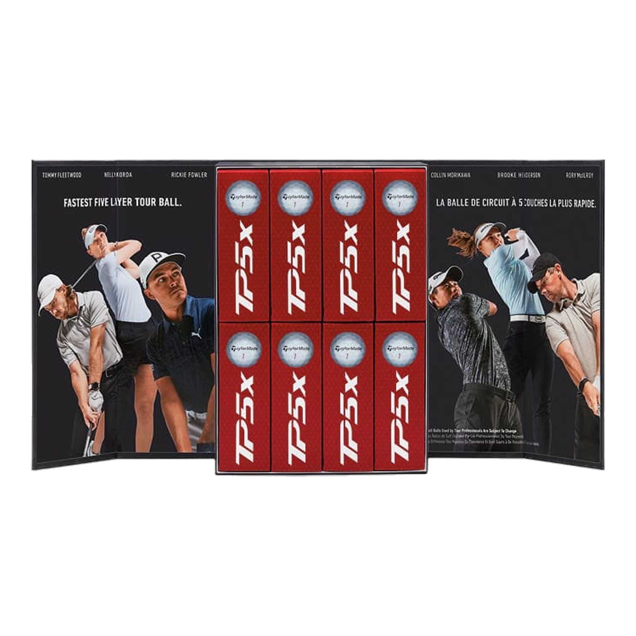 TaylorMade TP5x 3+1 Box (48 Stück) Golfbälle