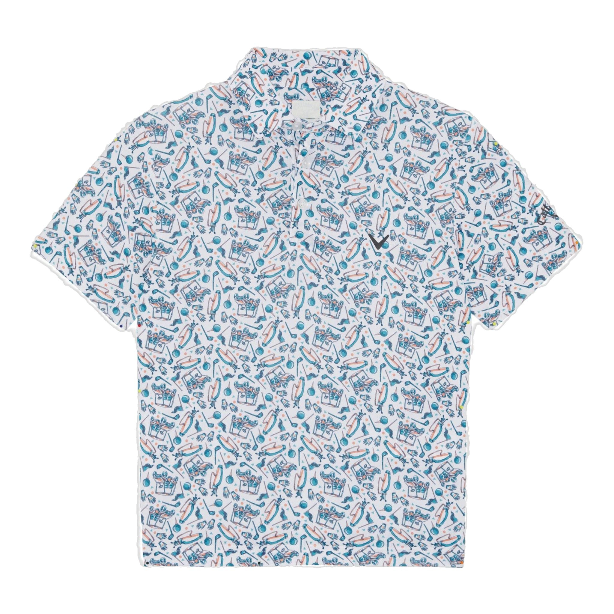 Callaway All Over Golf Printed Poloshirt