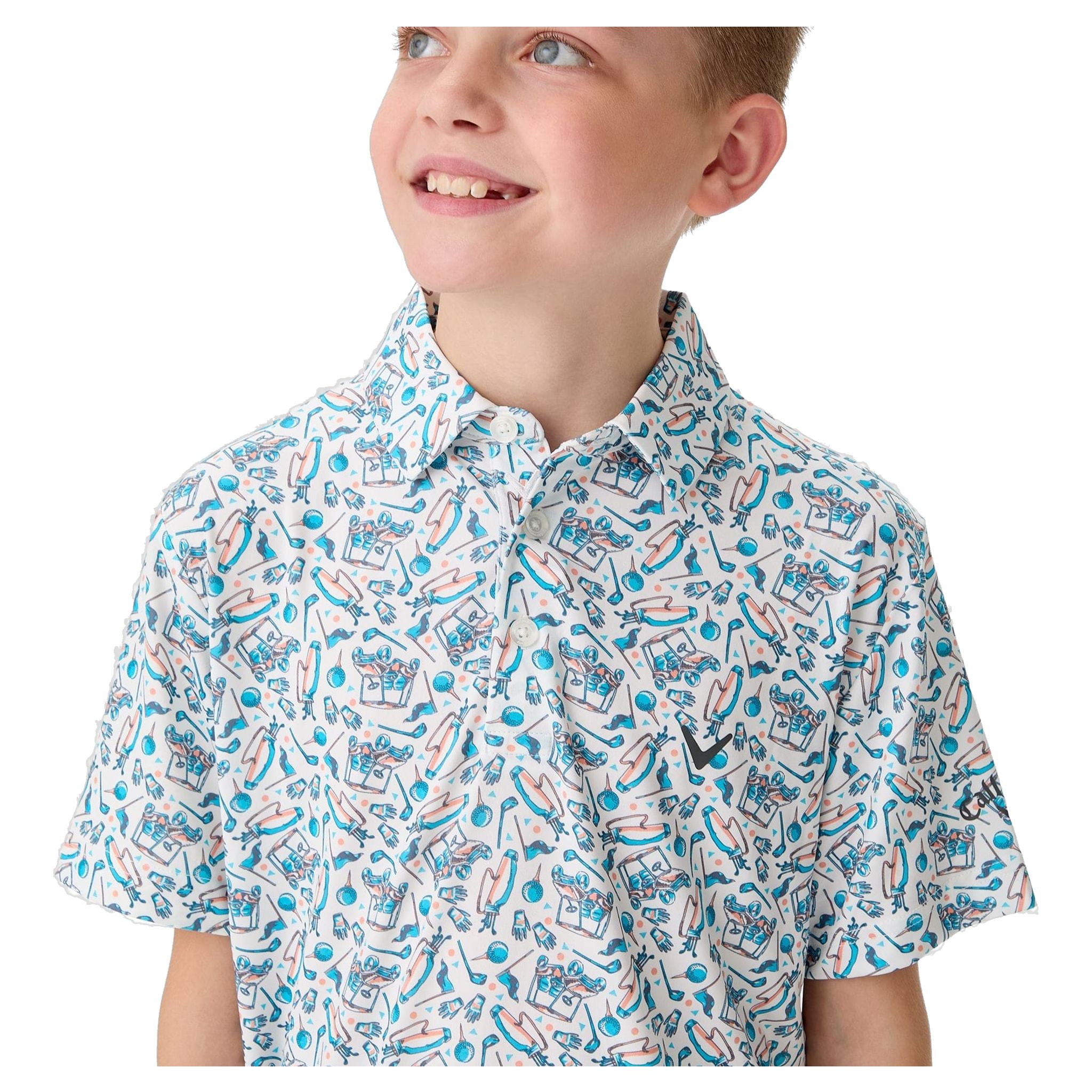 Callaway All Over Golf Printed Poloshirt