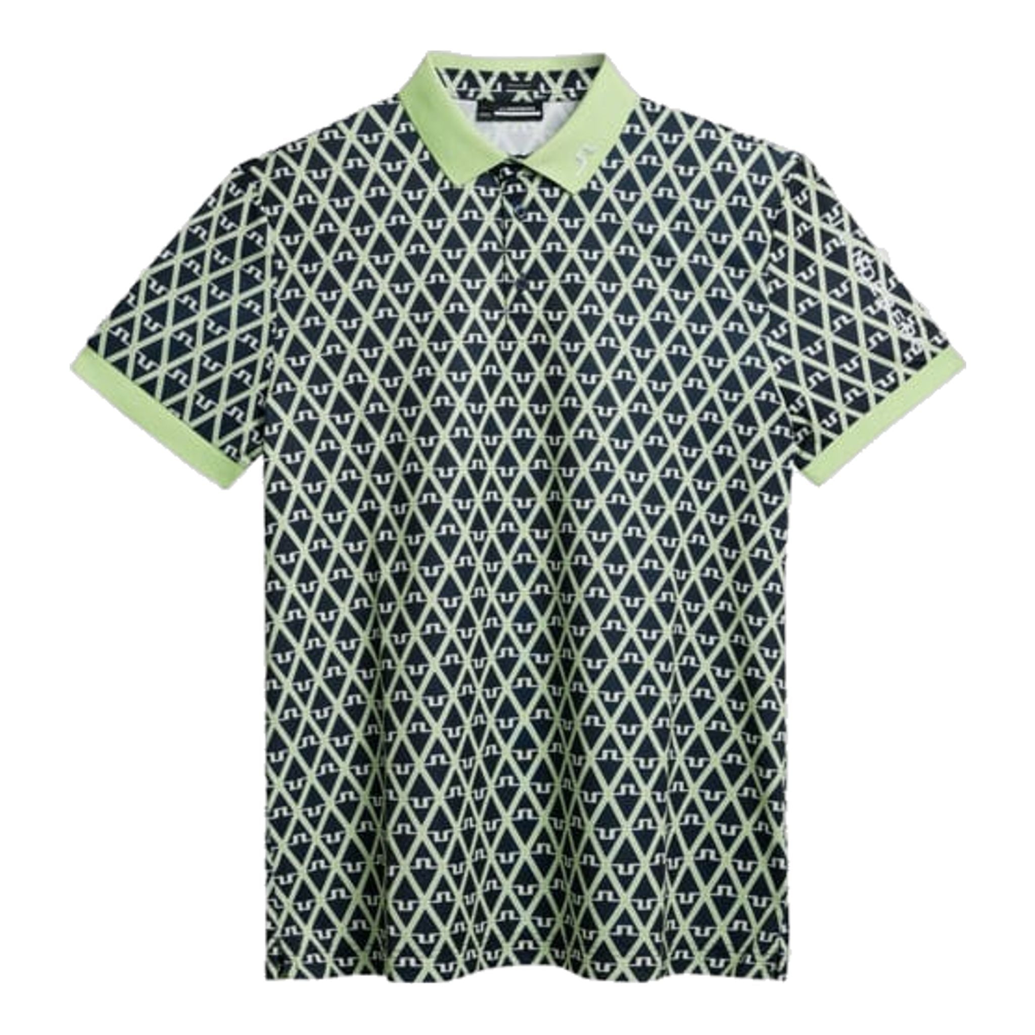 J. Lindeberg Tour Tech Reg Fit Print Polo Herren