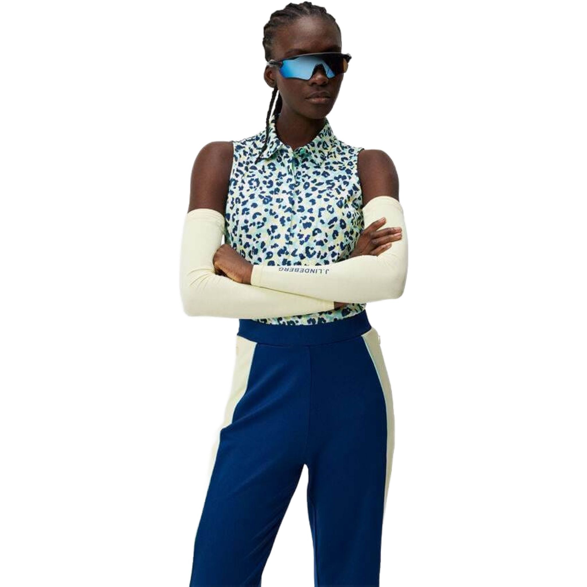 J. Lindeberg Dena Print Sleeveless Top Damen