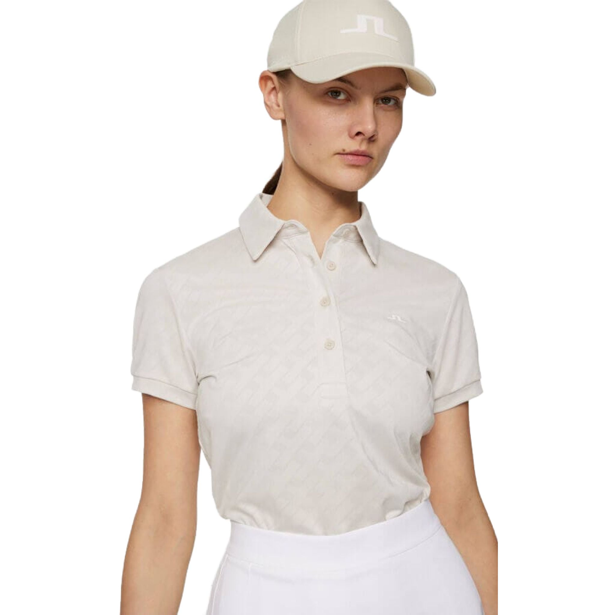 J. Lindeberg Alaya Jacquard Polo Damen