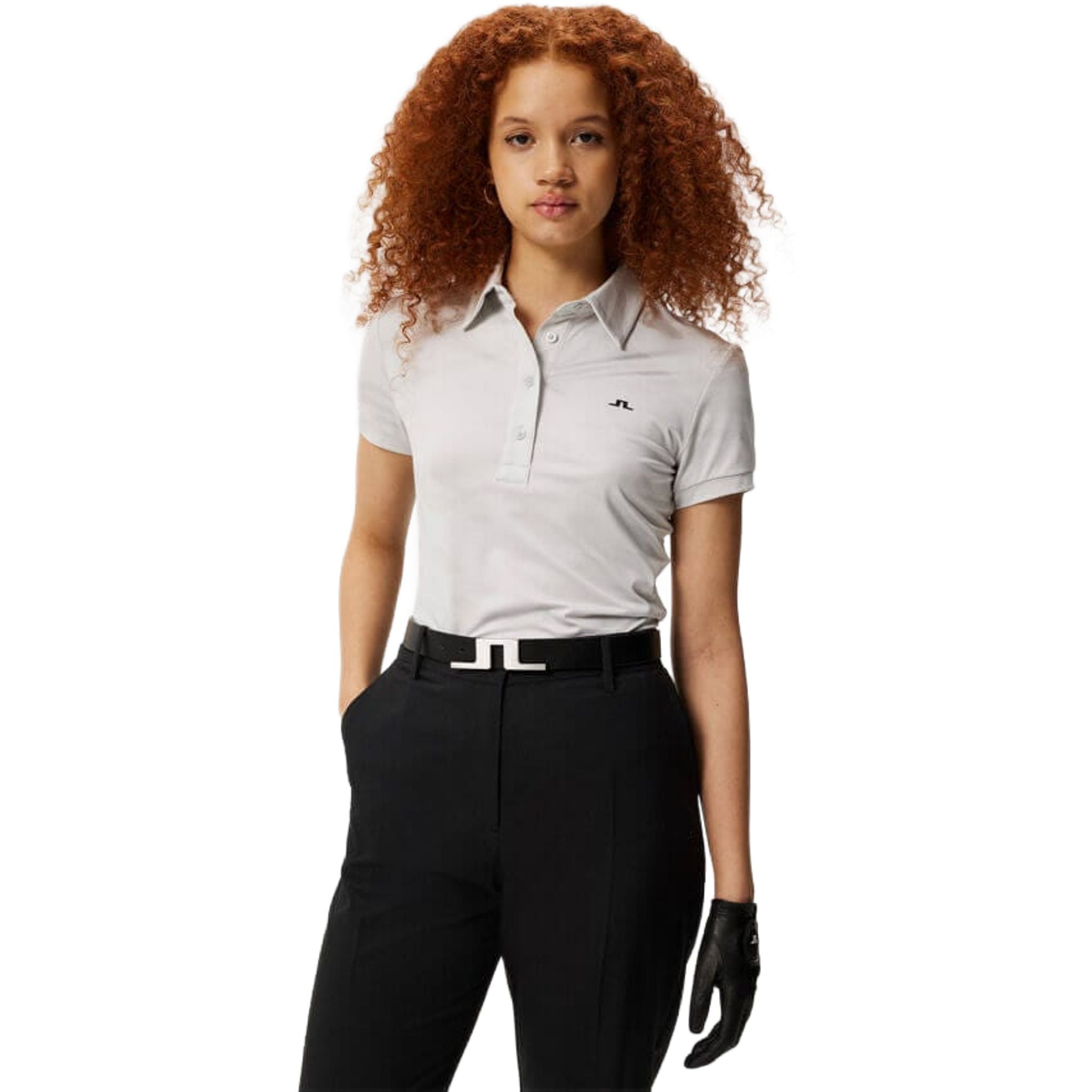 J. Lindeberg Alaya Jacquard Polo Damen