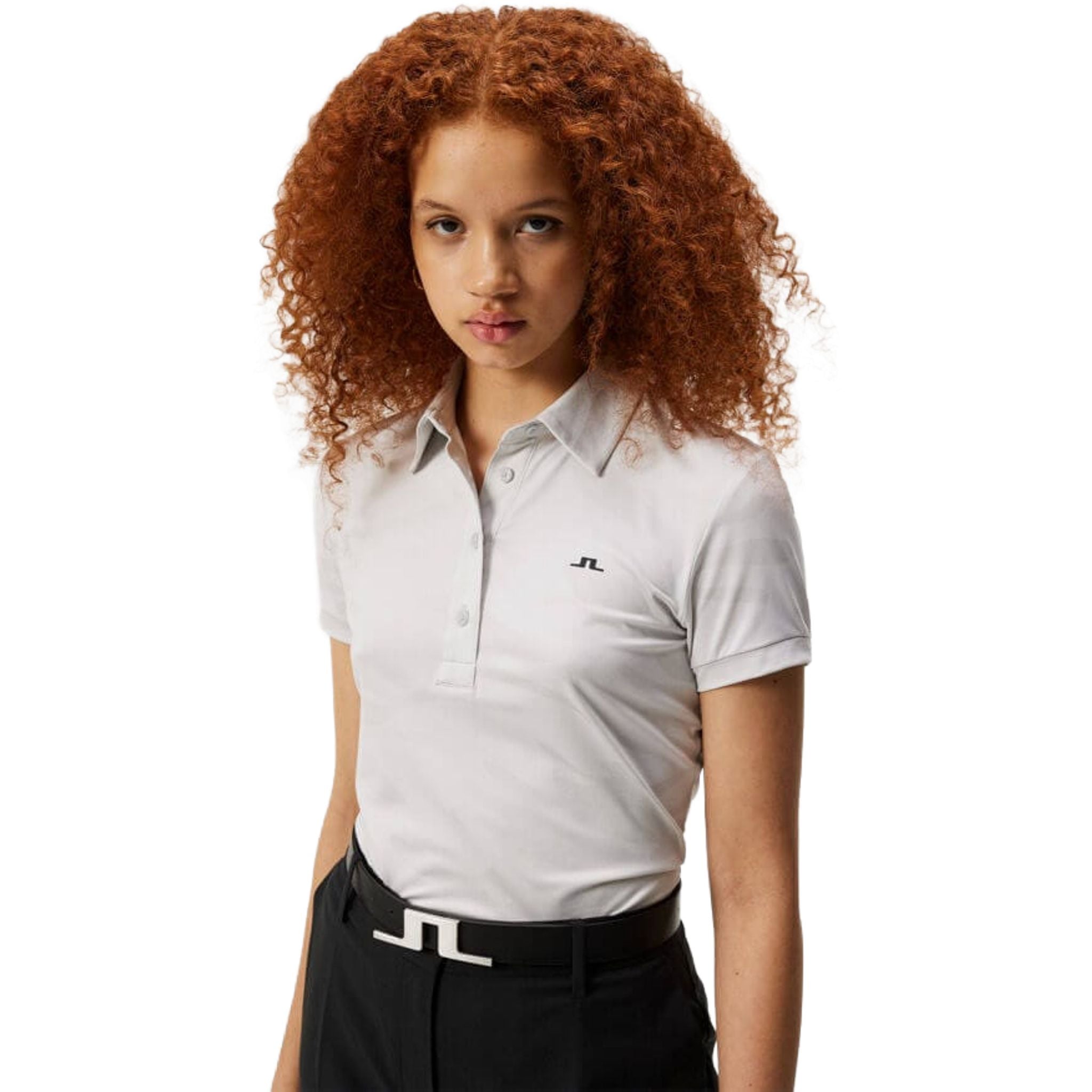 J. Lindeberg Alaya Jacquard Polo Damen