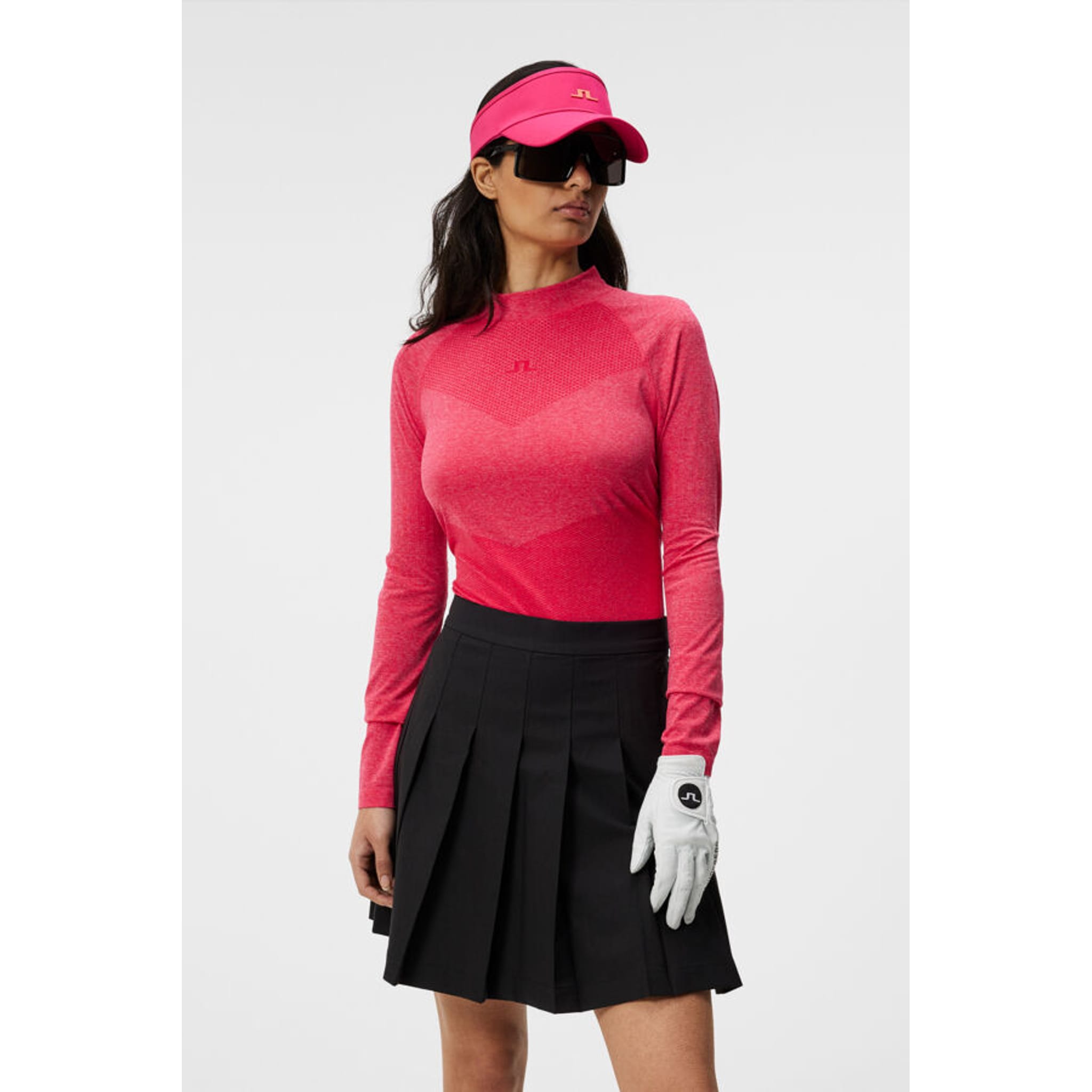J. Lindeberg Camilla Top Dámské Rose Red Melange Dámské